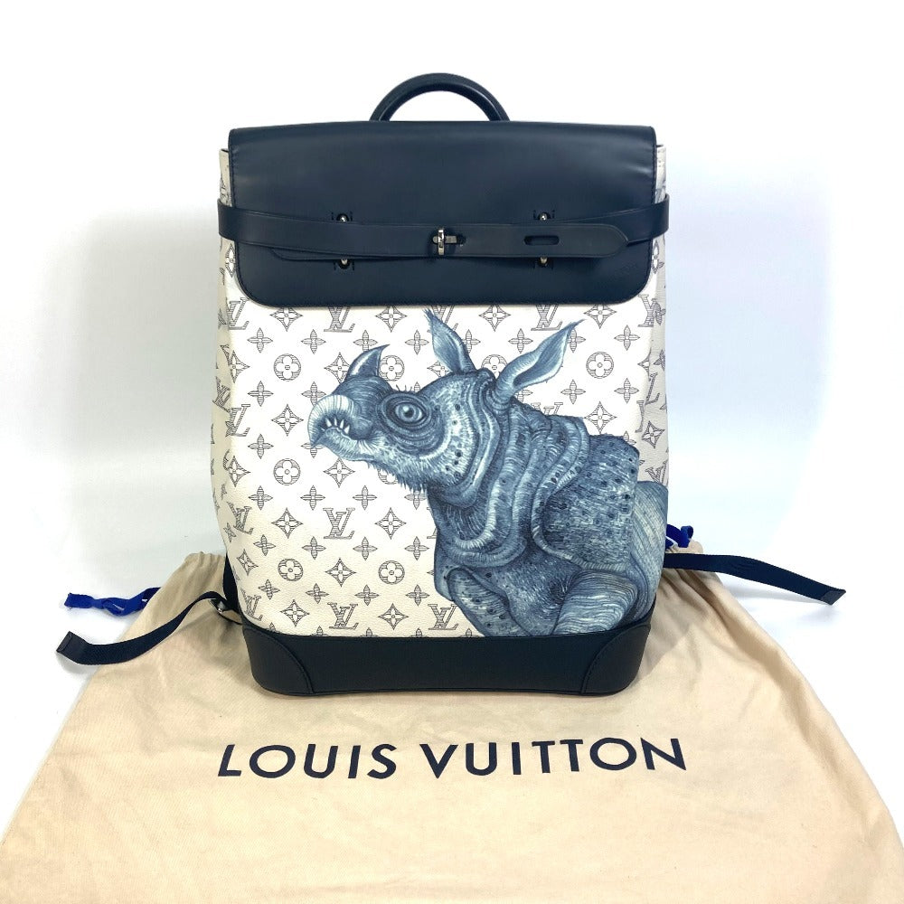 LOUIS VUITTON Backpack M54125 Monogram savanna canvas white Monogram savanna Backpack mens  d