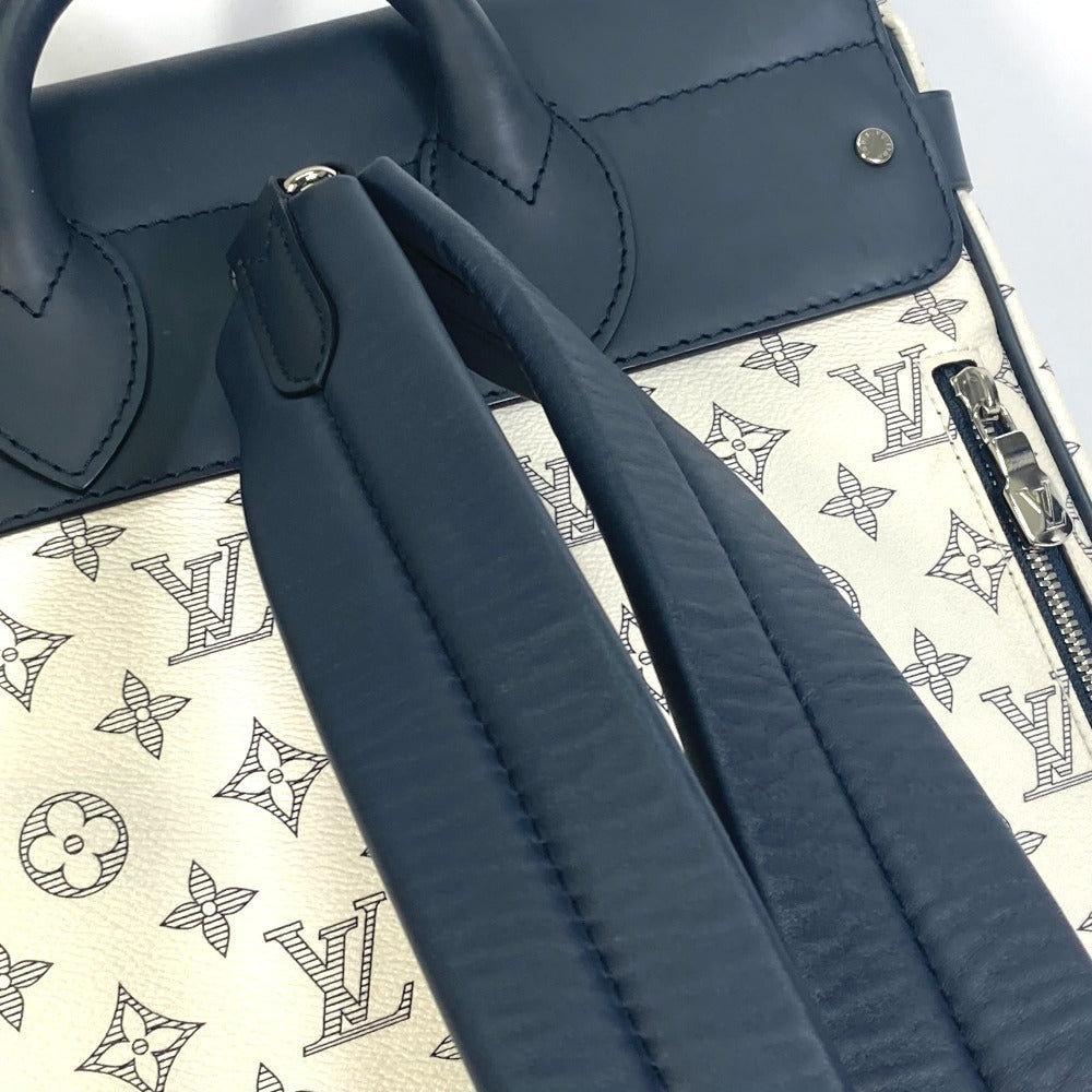 LOUIS VUITTON Backpack M54125 Monogram savanna canvas white Monogram savanna Backpack mens  d
