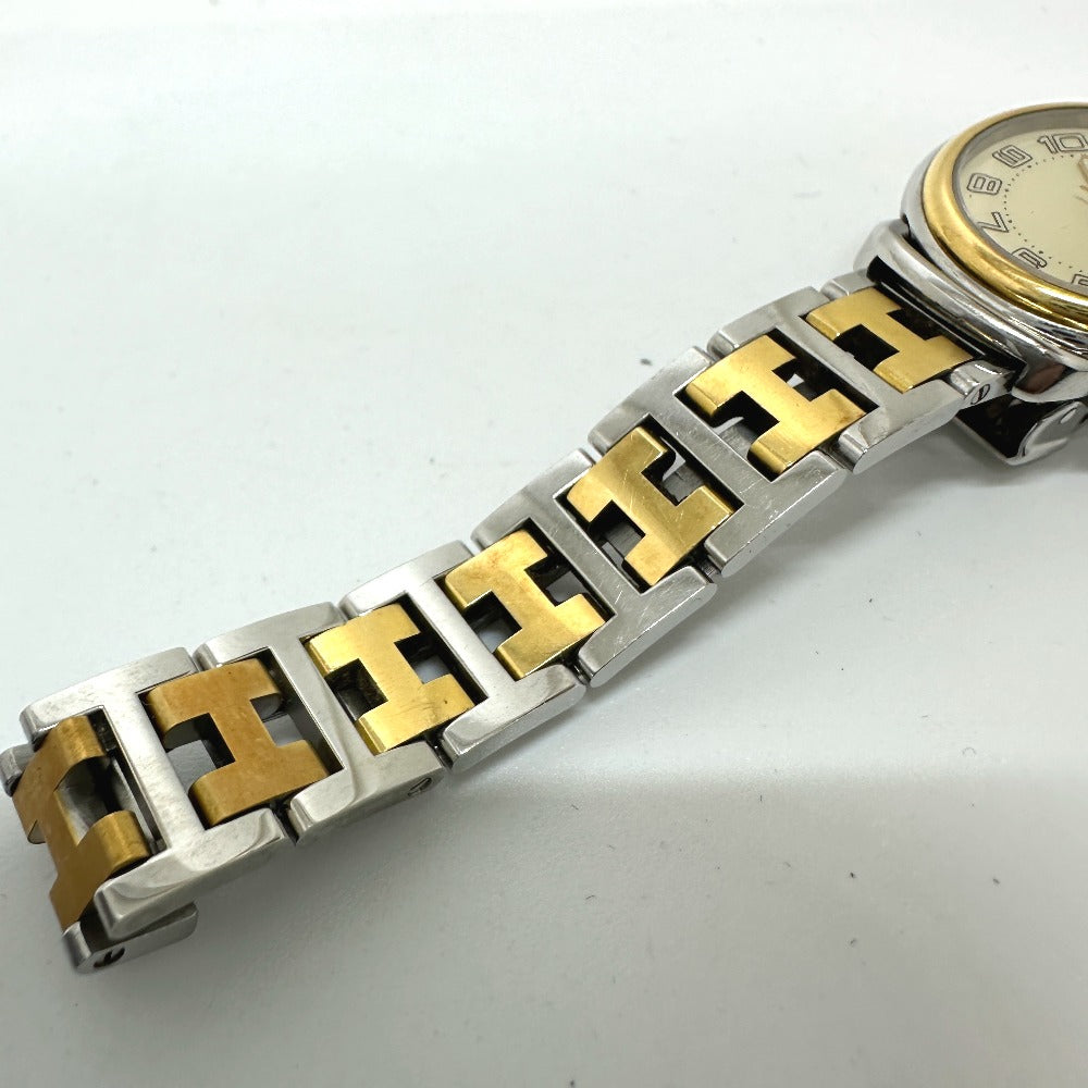 HERMES Watches Quartz PU2.220 Stainless Steel/Gold Plated Silver / Gold Pullman Women  d