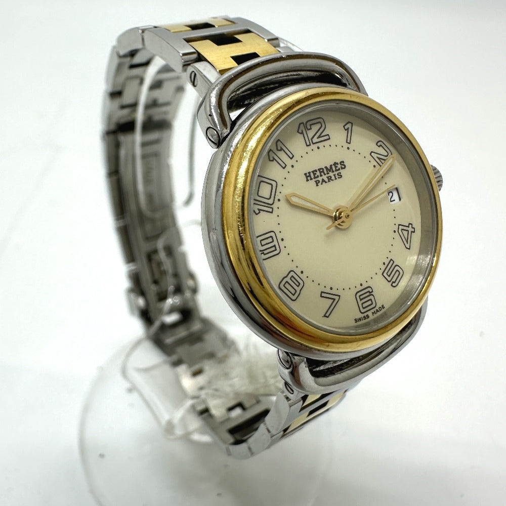 HERMES Watches Quartz PU2.220 Stainless Steel/Gold Plated Silver / Gold Pullman Women  d