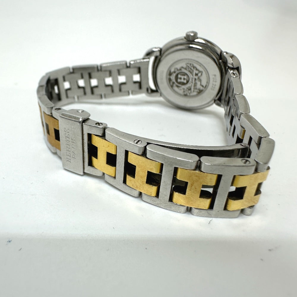 HERMES Watches Quartz PU2.220 Stainless Steel/Gold Plated Silver / Gold Pullman Women  d