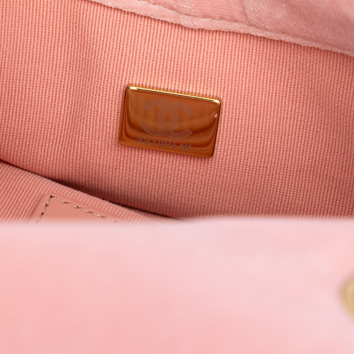 Pink Chanel Mini Quilted Velvet Double Frame Flap Crossbody Bag