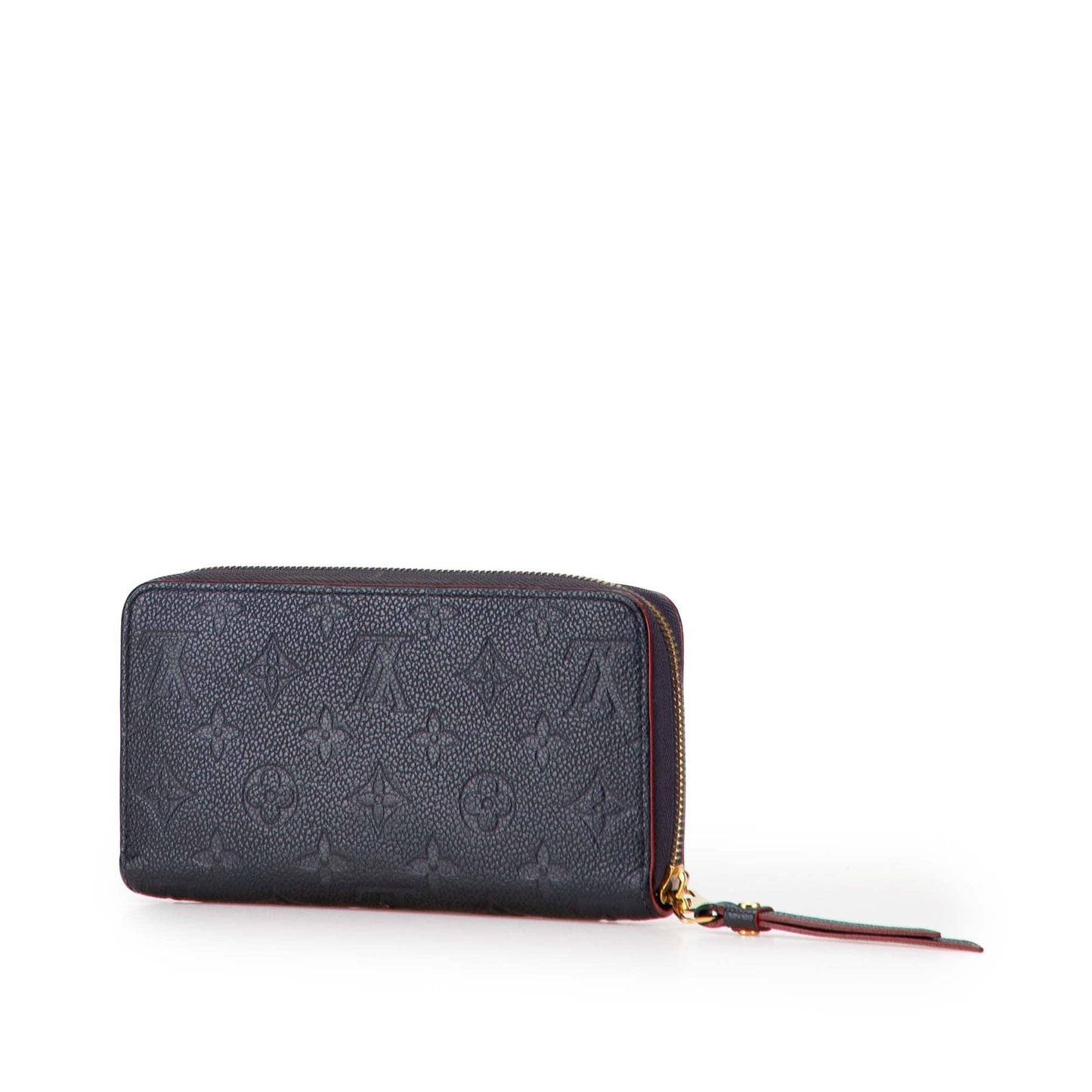 Blue Louis Vuitton Monogram Empreinte Zippy Long Wallet