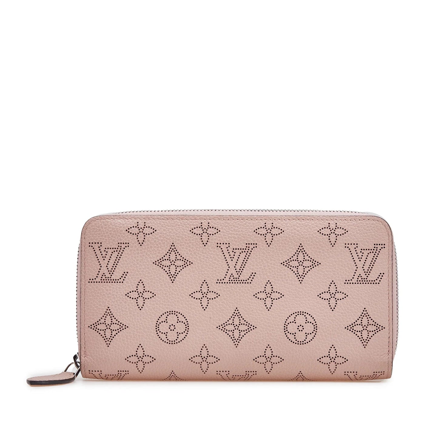 Pink Louis Vuitton Monogram Mahina Zippy Wallet