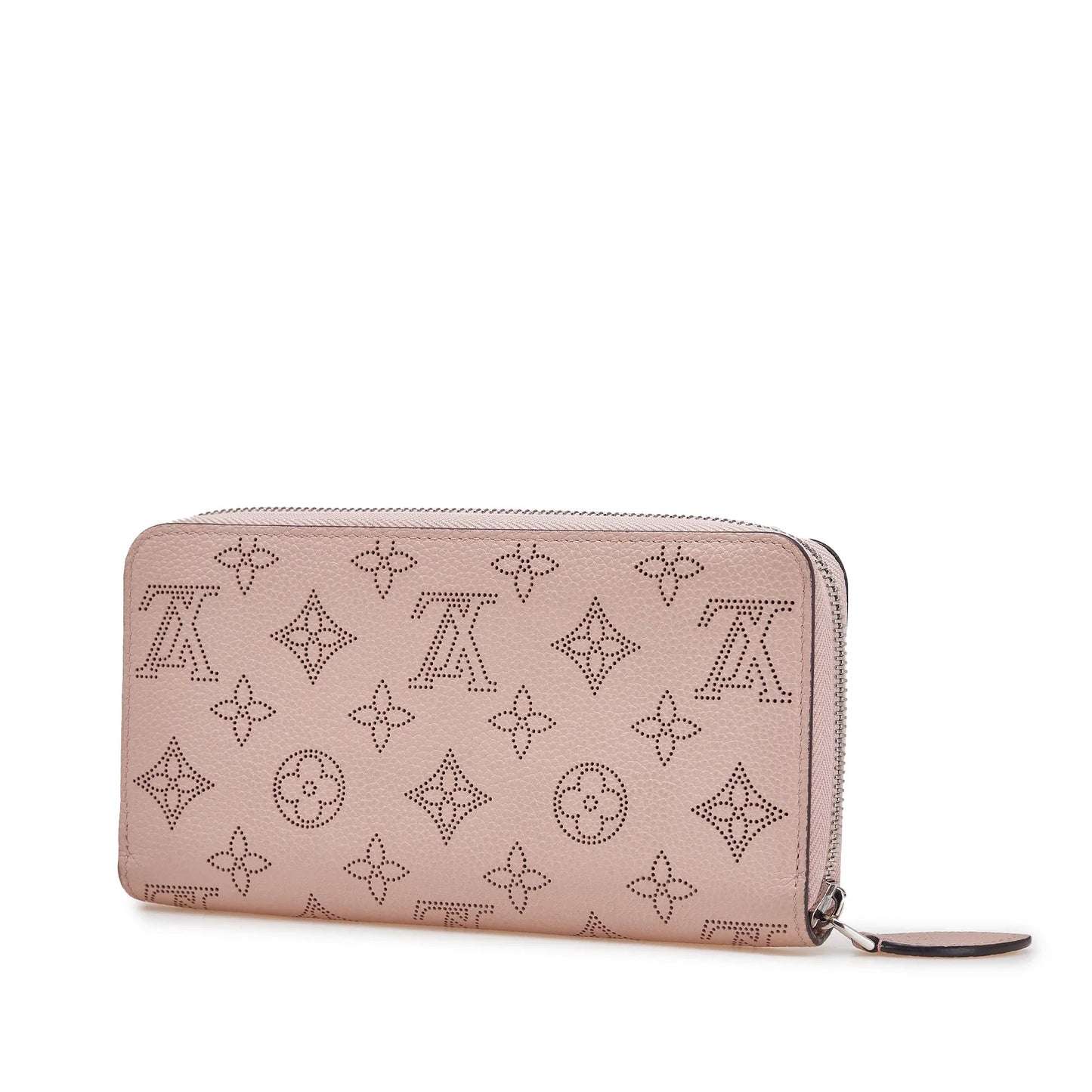 Pink Louis Vuitton Monogram Mahina Zippy Wallet