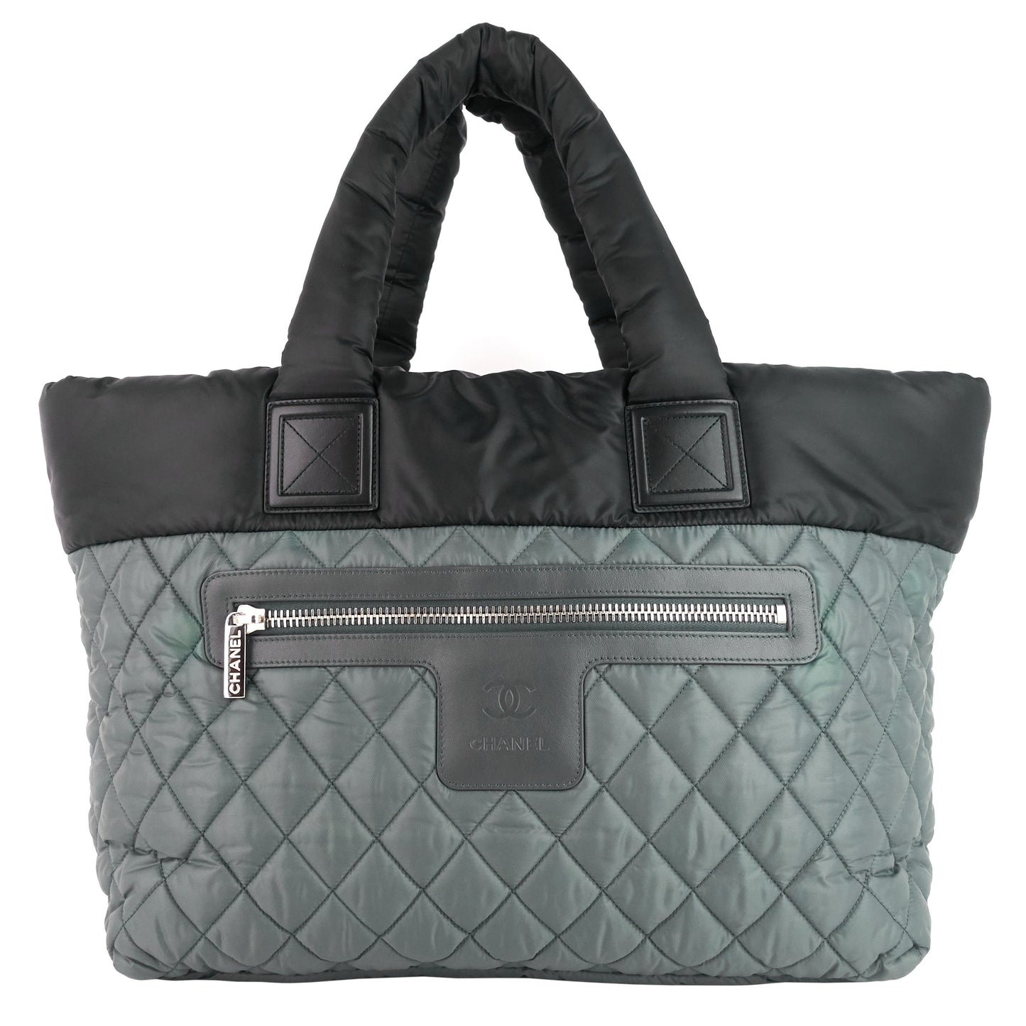 CHANEL Coco Cocoon Bicolour Nylon Tote Bag