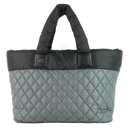 CHANEL Coco Cocoon Bicolour Nylon Tote Bag