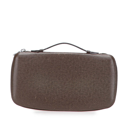 Brown Louis Vuitton Taiga Atoll Organizer