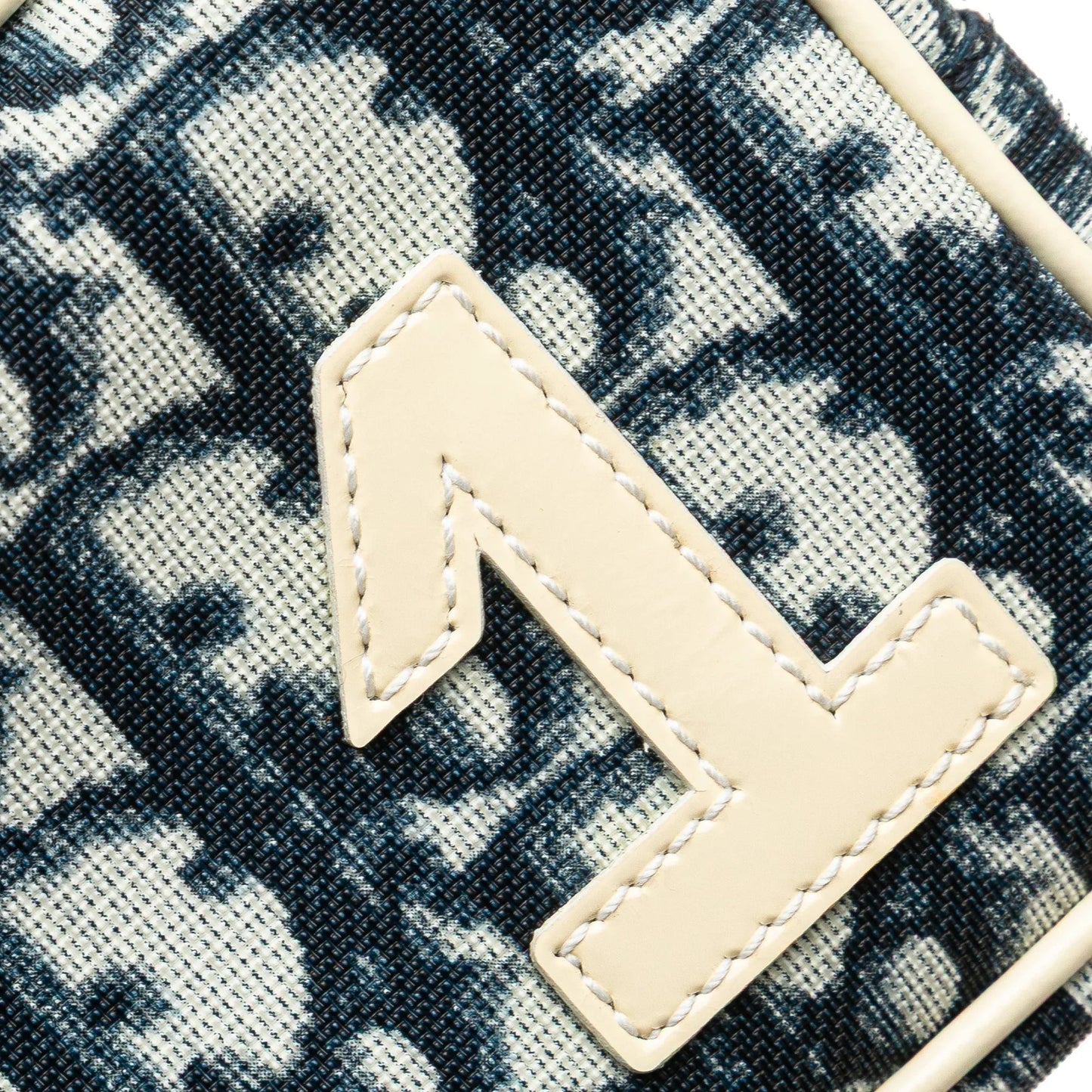 Blue Dior Diorissimo Trotter Canvas Cosmetic Pouch
