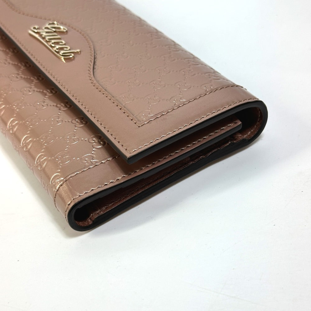 GUCCI Trifold wallet 294977 enamel pink GG Women Secondhand