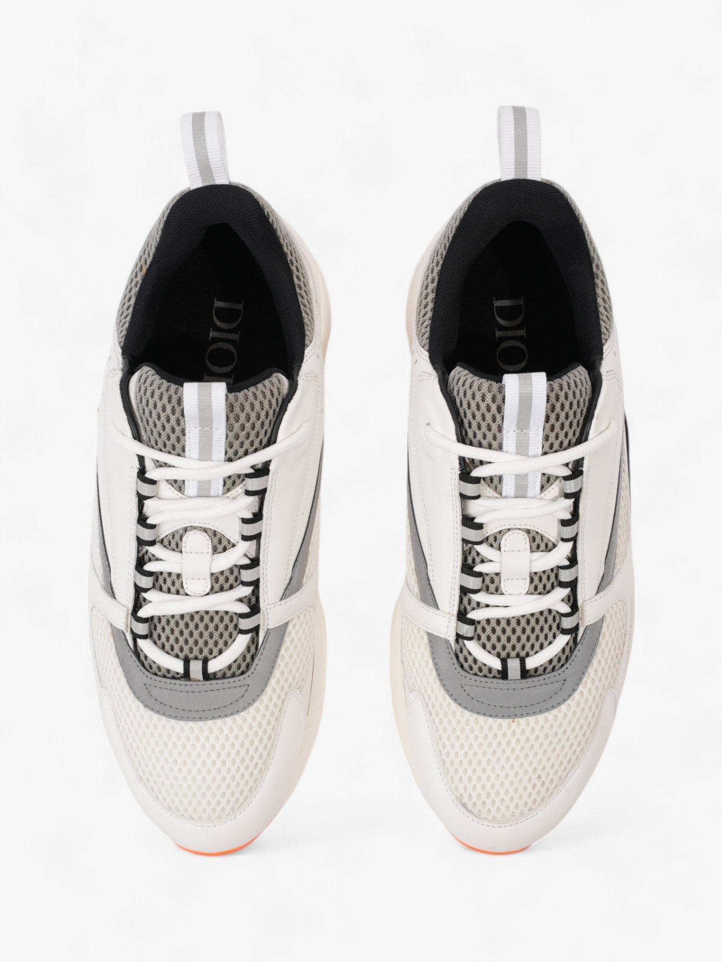 Christian Dior B22 Sneakers White  / Grey / Black Mesh EU 43 UK 9