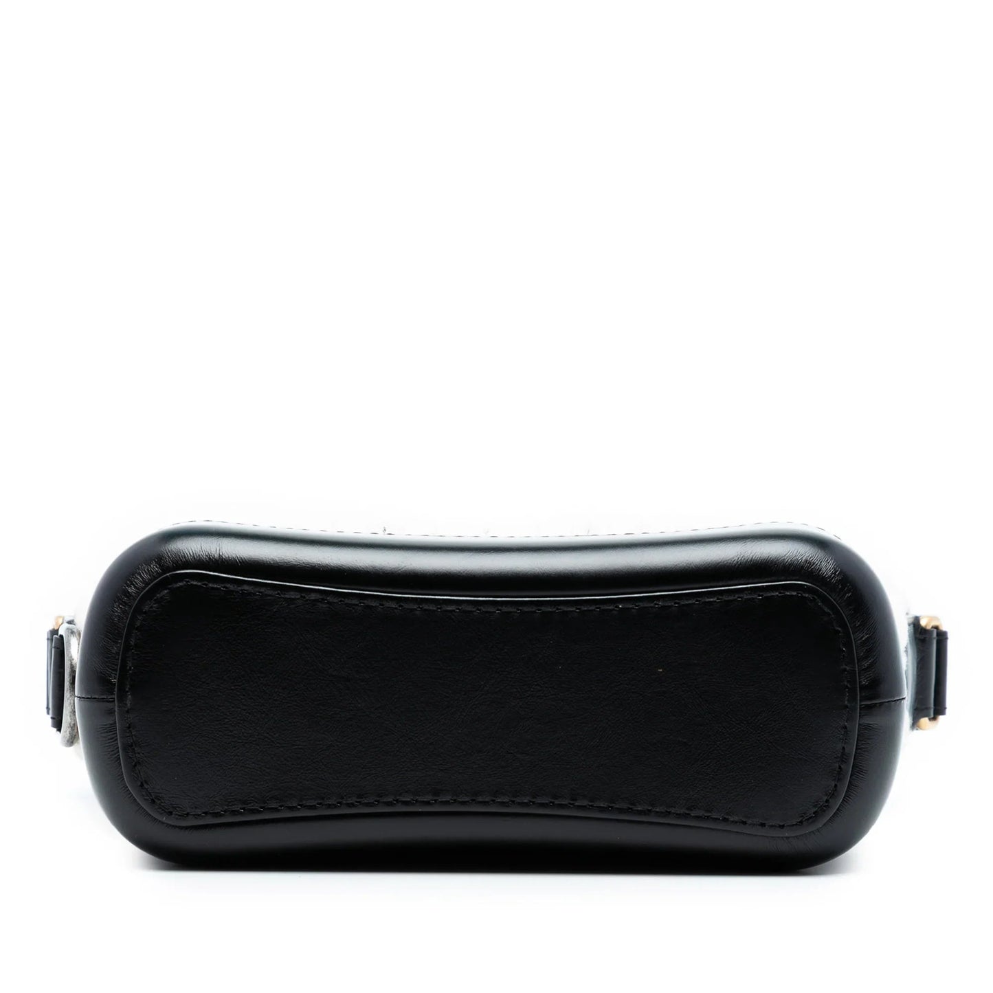Black Chanel Small Knit and Calfskin Gabrielle Hobo Crossbody Bag