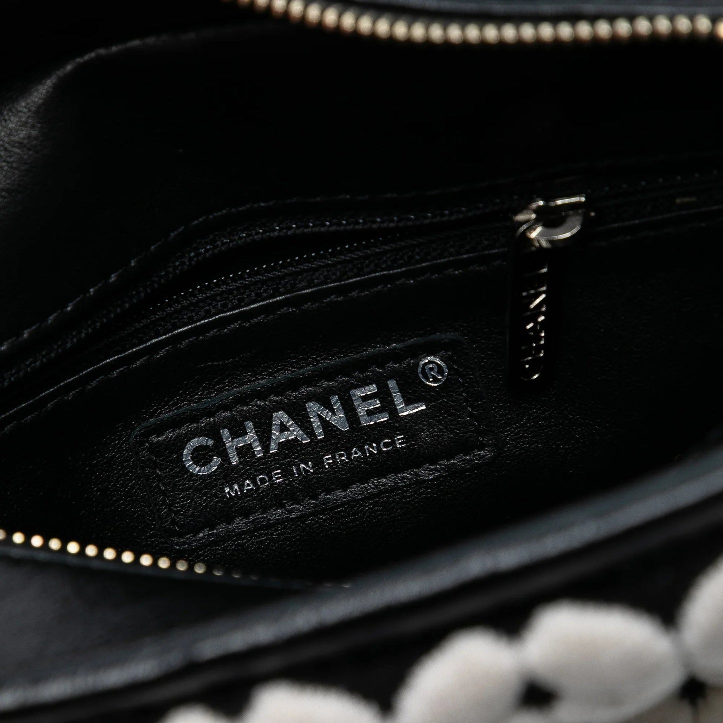Black Chanel Small Knit and Calfskin Gabrielle Hobo Crossbody Bag