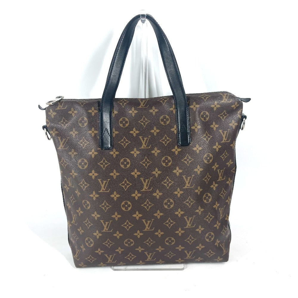 LOUIS VUITTON Tote Bag M40388 Monogram macacer canvas Brown Monogram macacer Kitan