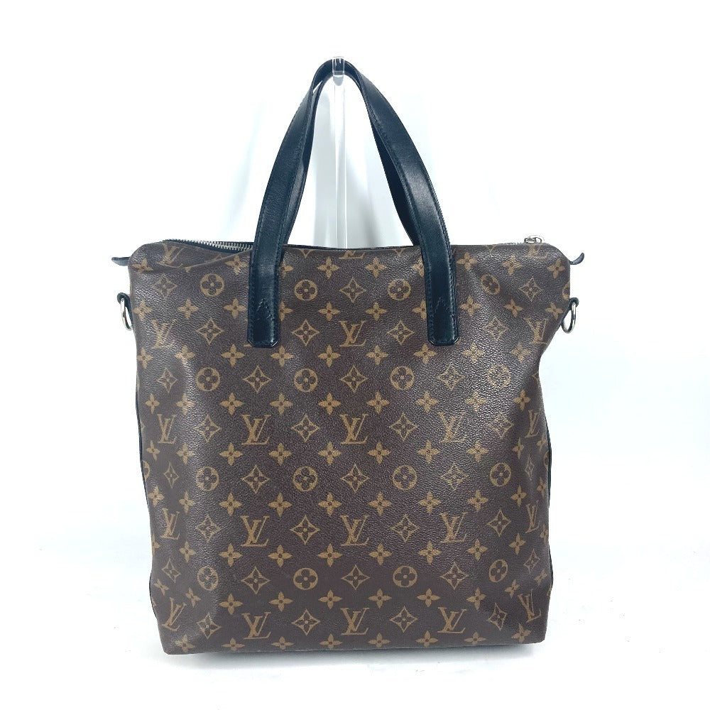 LOUIS VUITTON Tote Bag M40388 Monogram macacer canvas Brown Monogram macacer Kitan