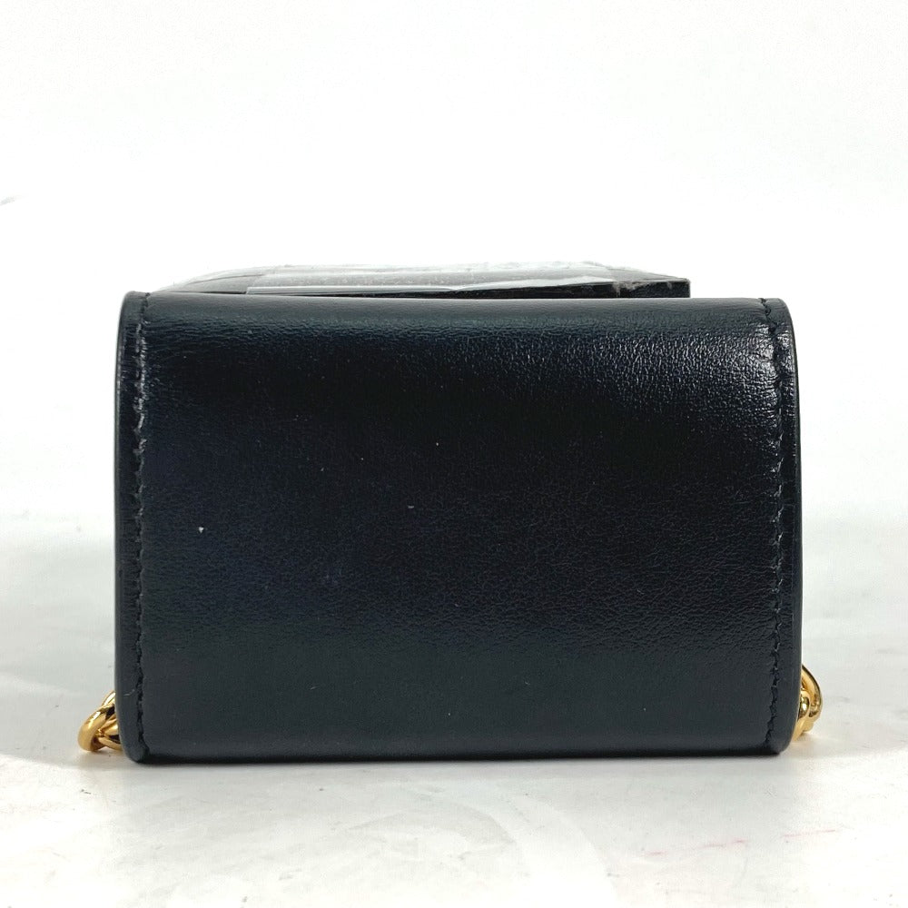 LOUIS VUITTON Other accessories M00829 leather black Chain Bijou Sac Earphone Holder LV Link