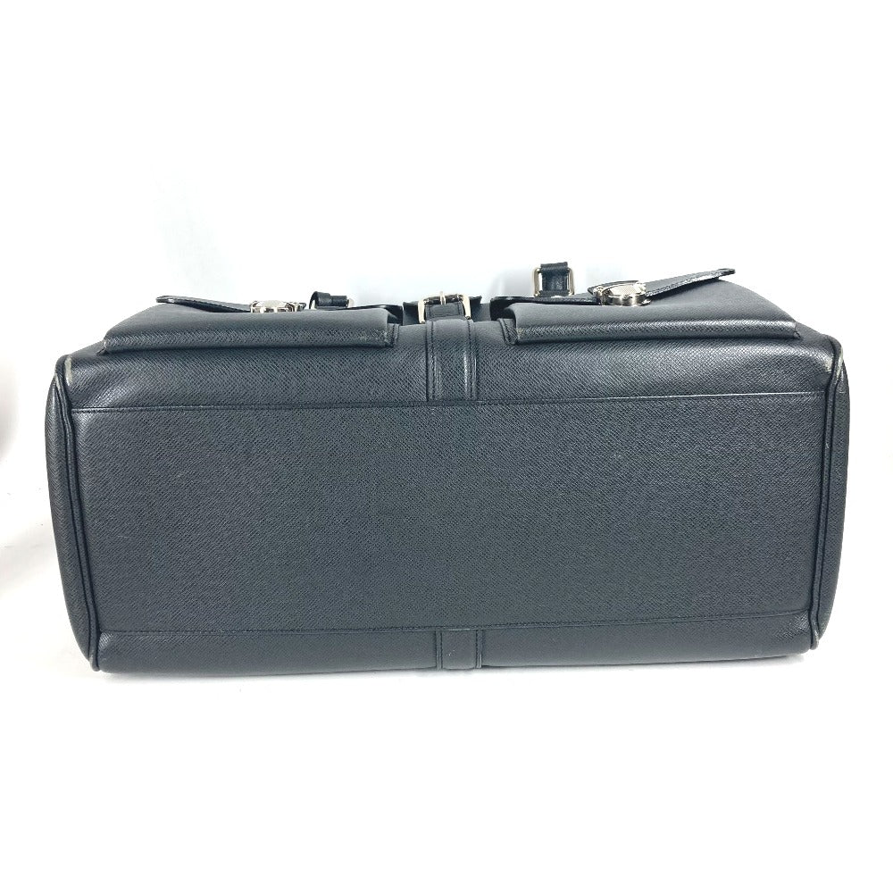 LOUIS VUITTON Boston Duffel bag M32502 Taiga Leather black Taiga Ivan mens  d