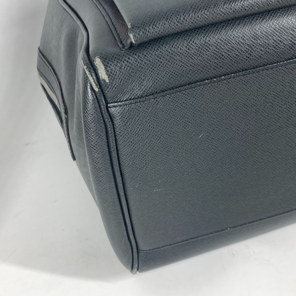 LOUIS VUITTON Boston Duffel bag M32502 Taiga Leather black Taiga Ivan mens  d