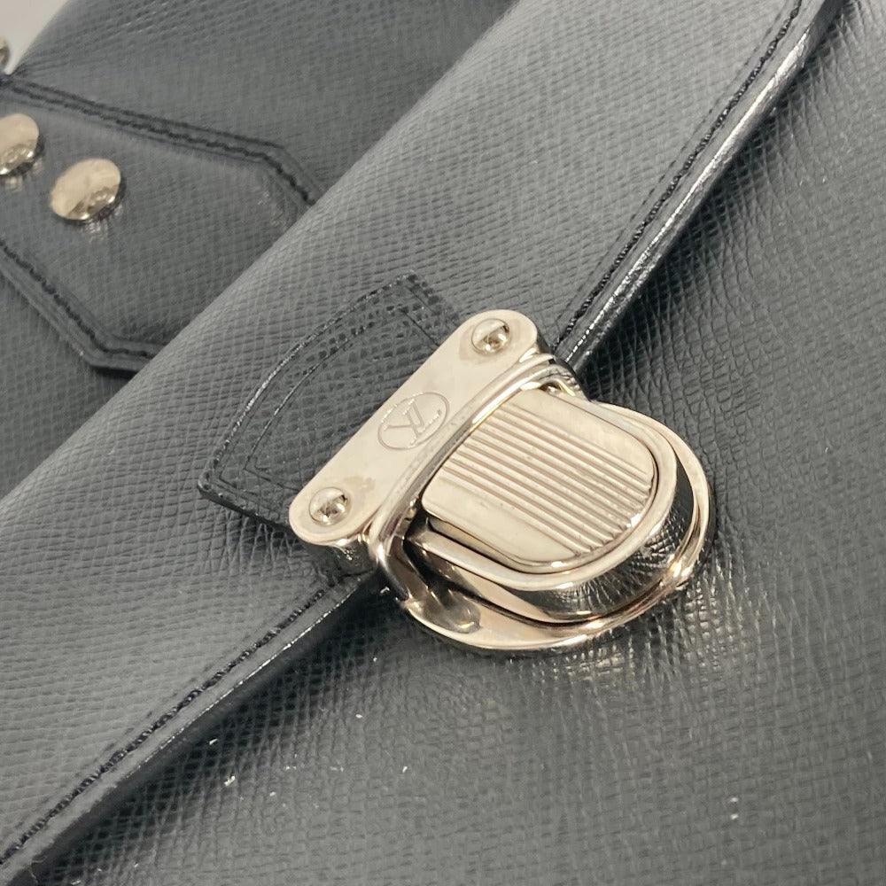 LOUIS VUITTON Boston Duffel bag M32502 Taiga Leather black Taiga Ivan mens  d