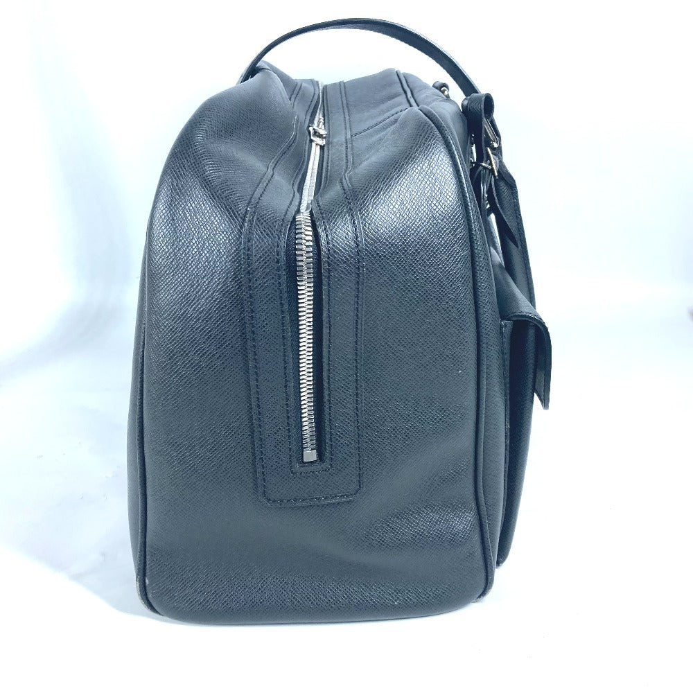 LOUIS VUITTON Boston Duffel bag M32502 Taiga Leather black Taiga Ivan mens  d