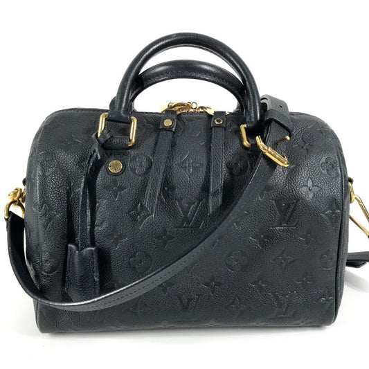 LOUIS VUITTON Handbag M40762 Monogram Ann Platt Leather Dark navy Monogram Ann Platt Speedy bandouliere 25