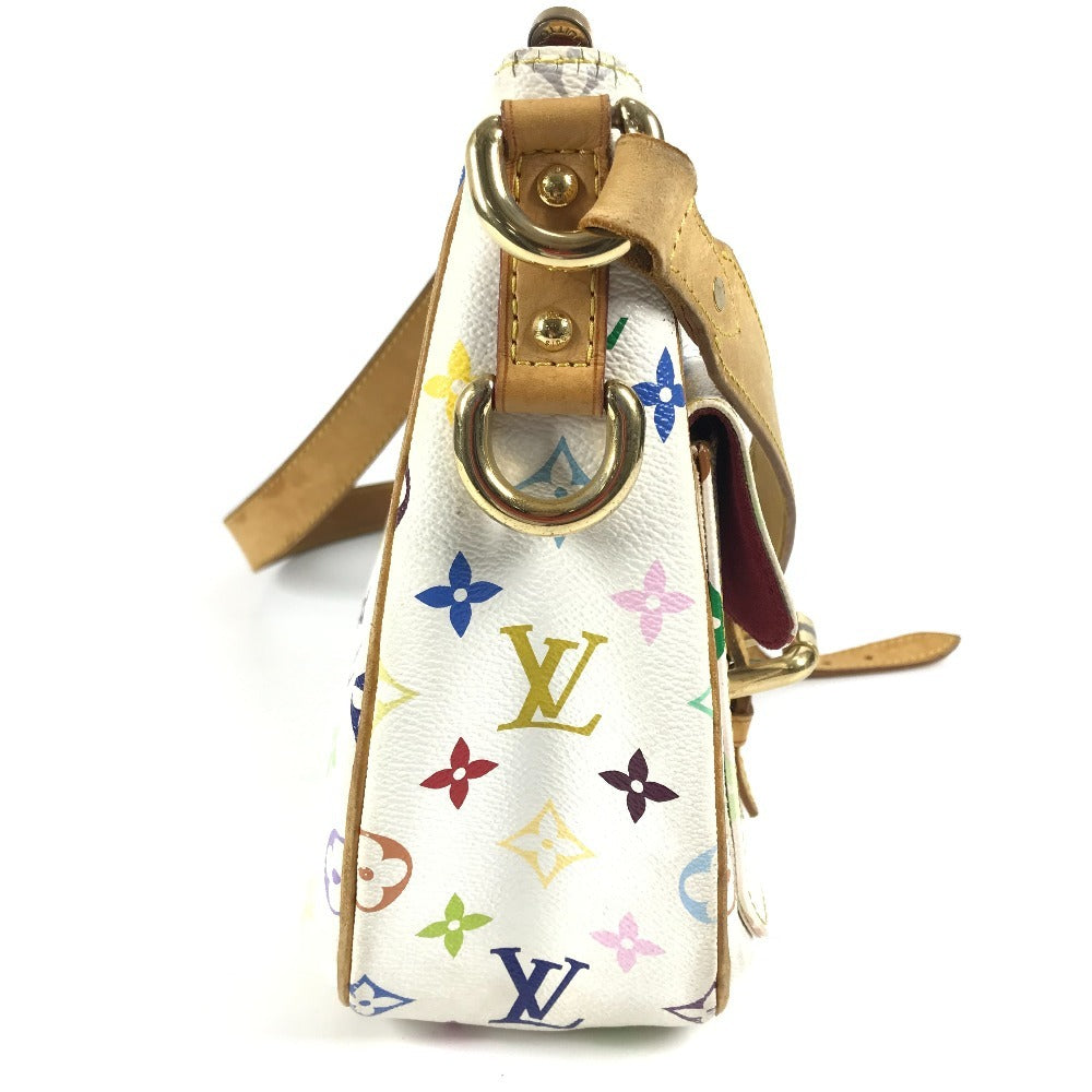 LOUIS VUITTON Shoulder Bag M40051 Monogram multicolor canvas white Monogram multicolor Lodge GM