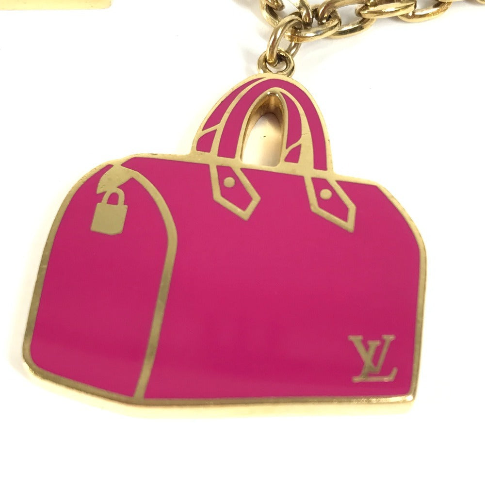 LOUIS VUITTON key ring M66985 metal gold Chain Iconic 63□14