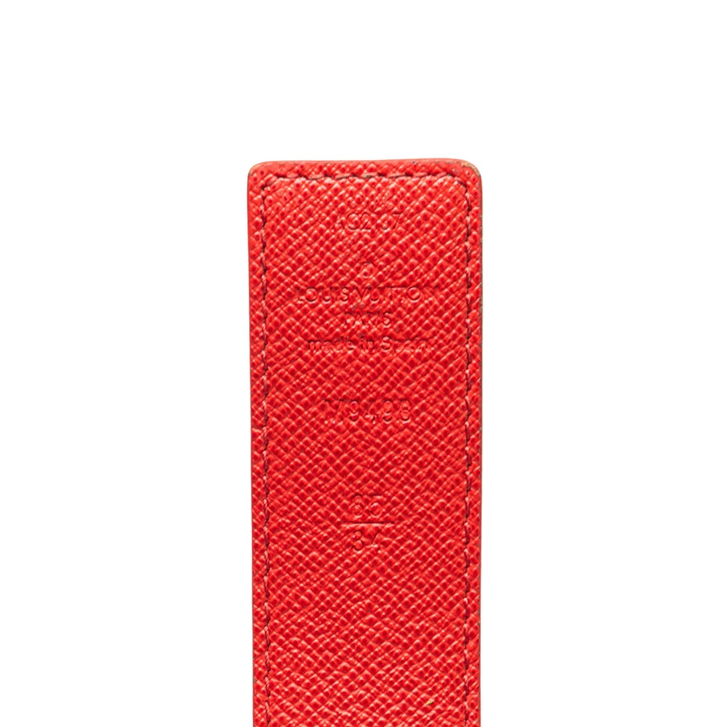 Brown Louis Vuitton Monogram Initiales Reversible Belt