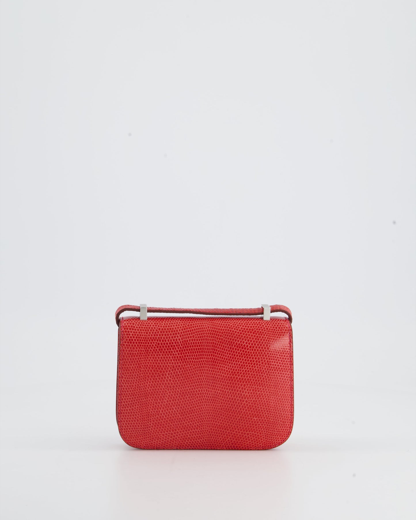 *RARE* Hermès Constance II Micro Bag in Rouge Lizard with Palladium Hardware