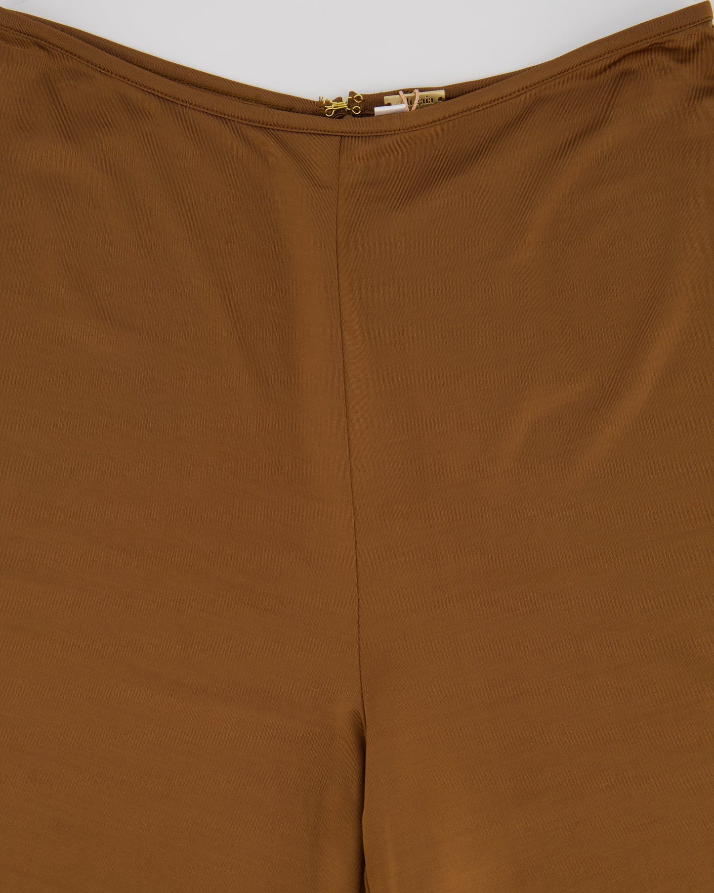 Cult Gaia Tavern-Hued Sateen Jersey Straight Leg Pants Size US 2 (UK 6) RRP £380