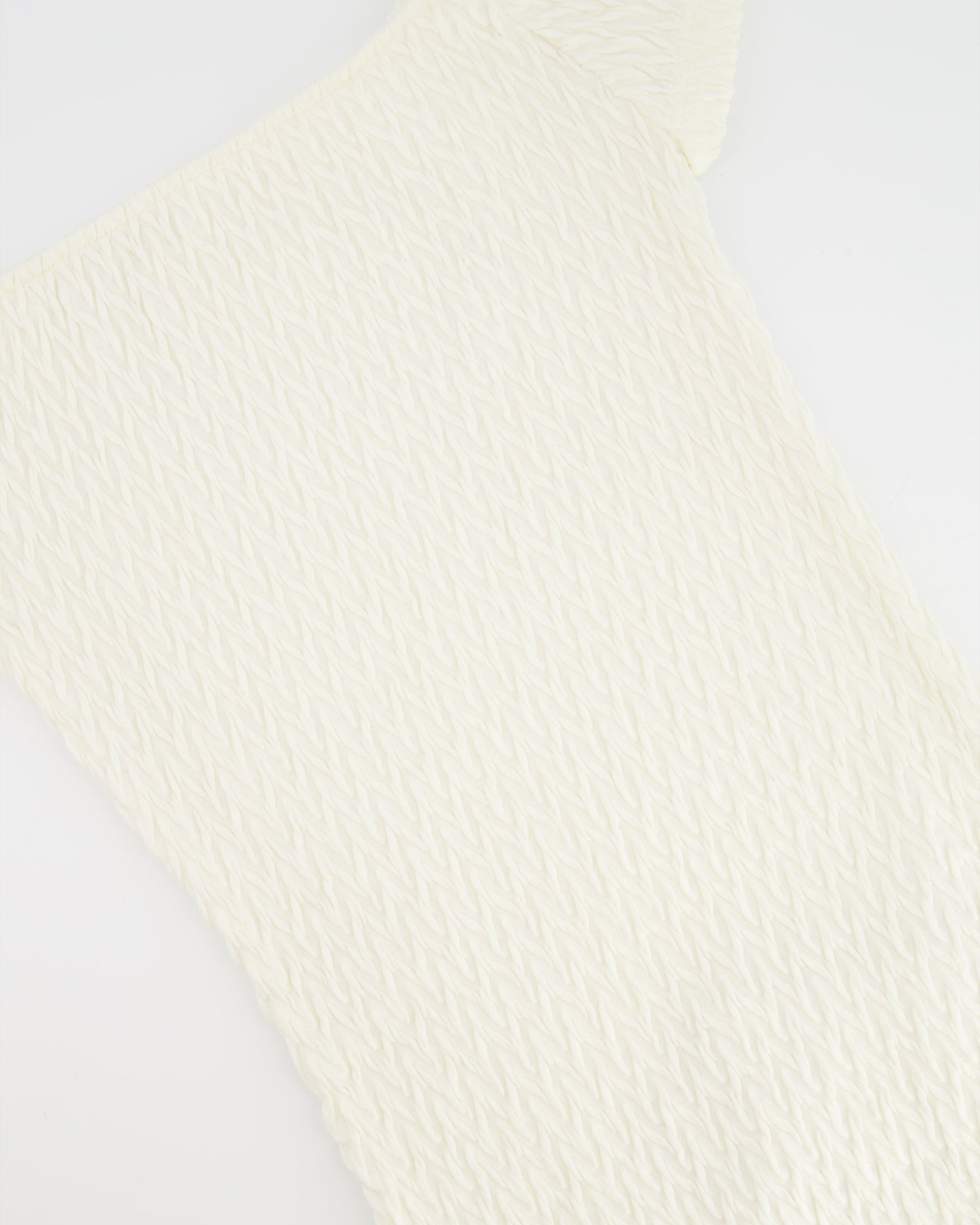 Bottega Veneta Cream Chevron Swimsuit Size IT 34 (UK 2) RRP £500