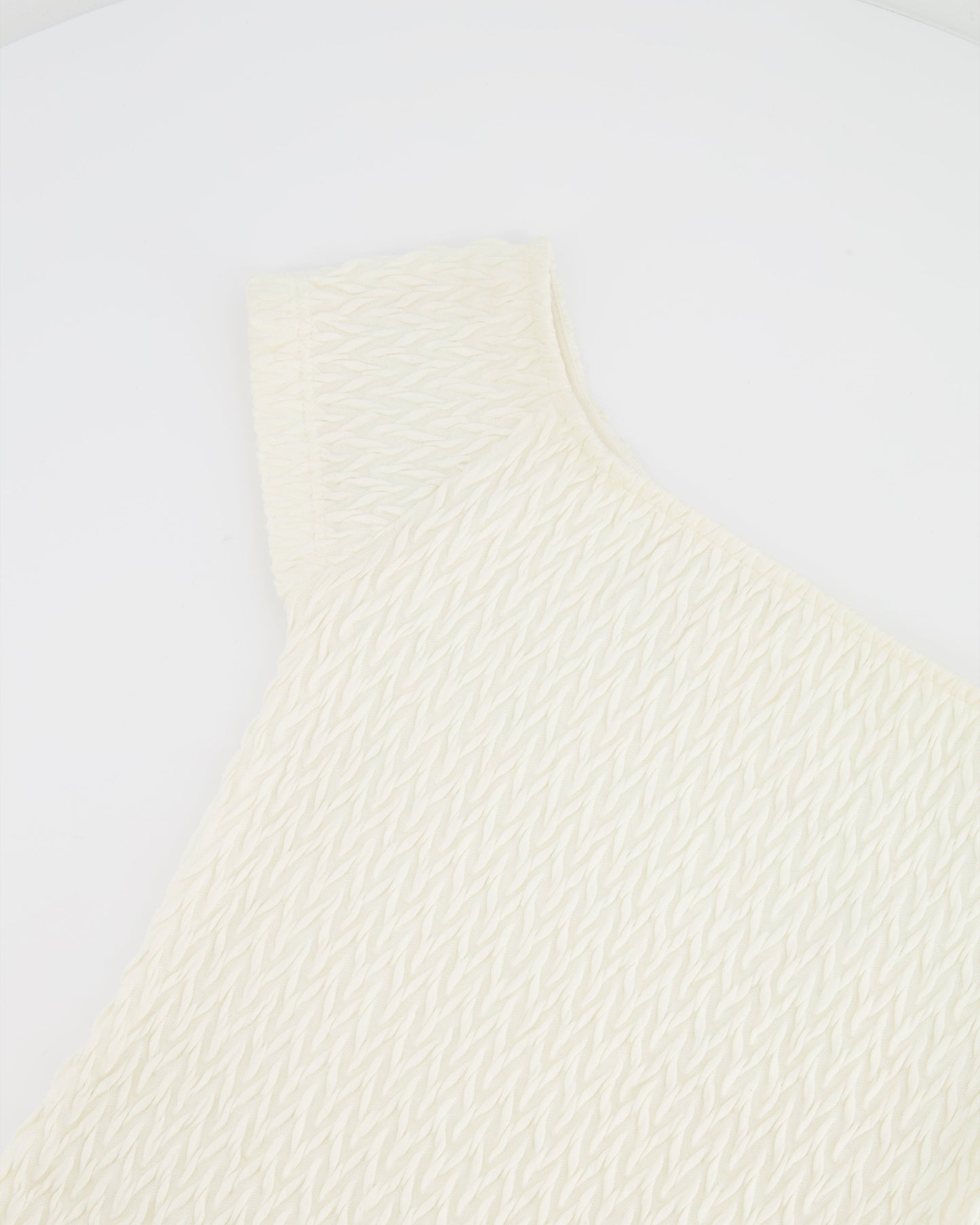 Bottega Veneta Cream Chevron Swimsuit Size IT 34 (UK 2) RRP £500