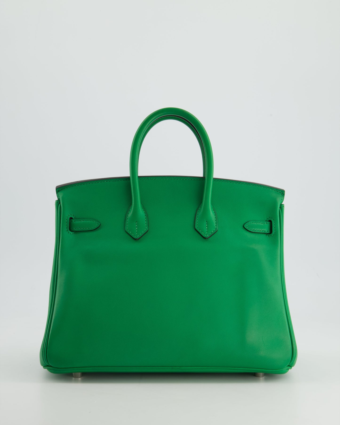 *FIRE PRICE* Herm�s Birkin 25 Retourne Bag in Bamboo Swift Leather with Palladium Hardware Bag