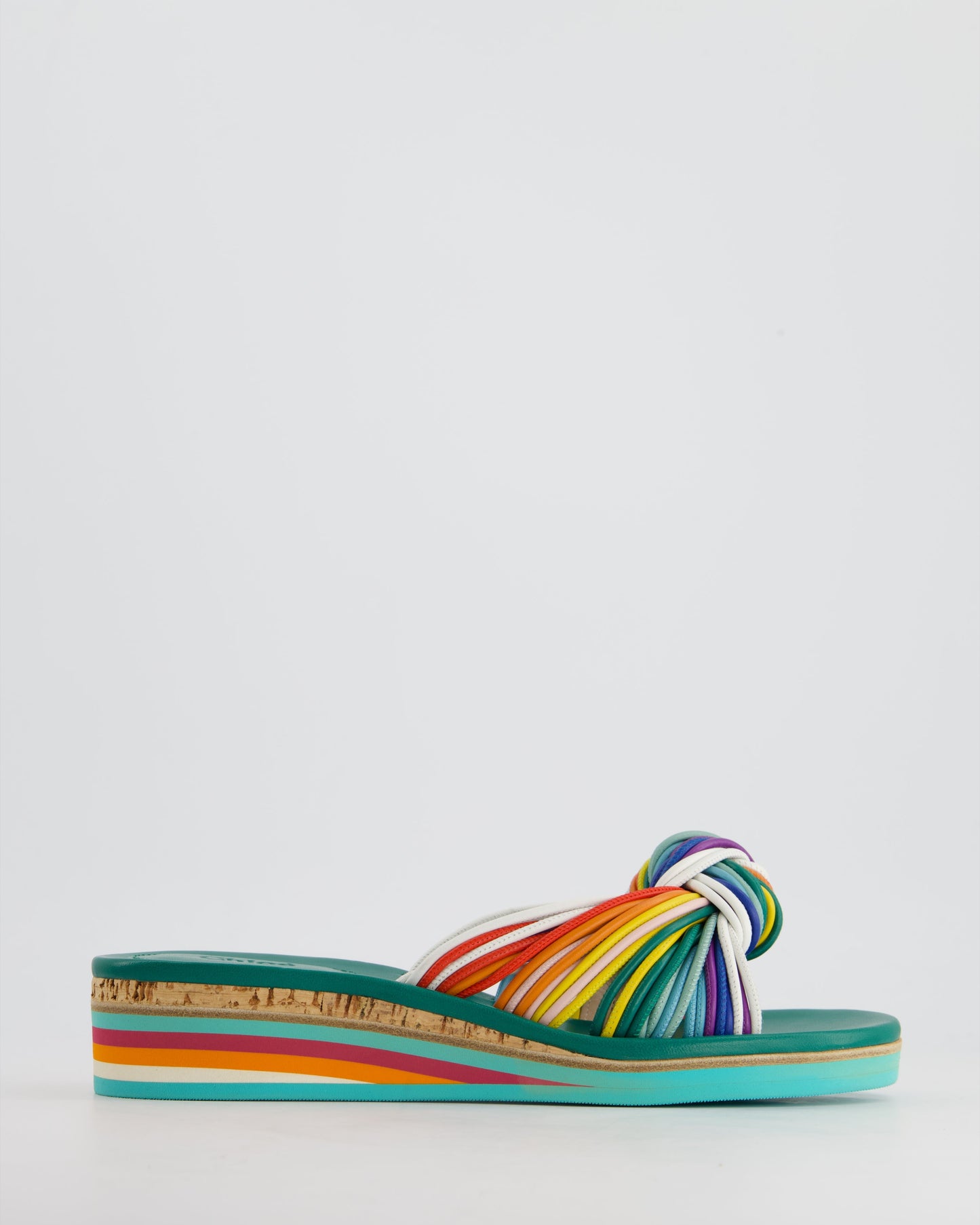 ChloŽ Multicolour Beach Leather Mules Size EU 38