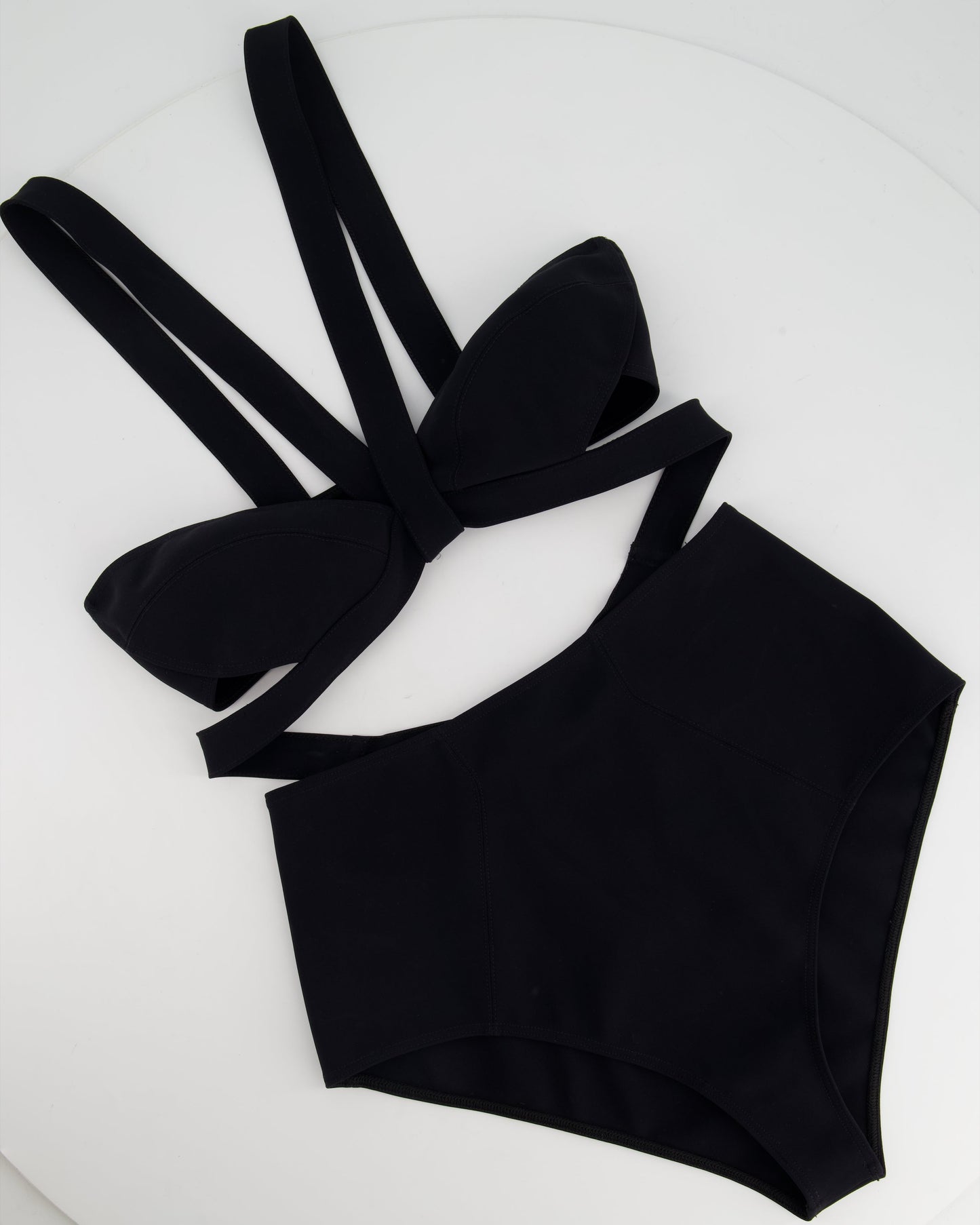 Ala•a Black Cut-Out Swimsuit FR 38 (UK 10) RRP £610