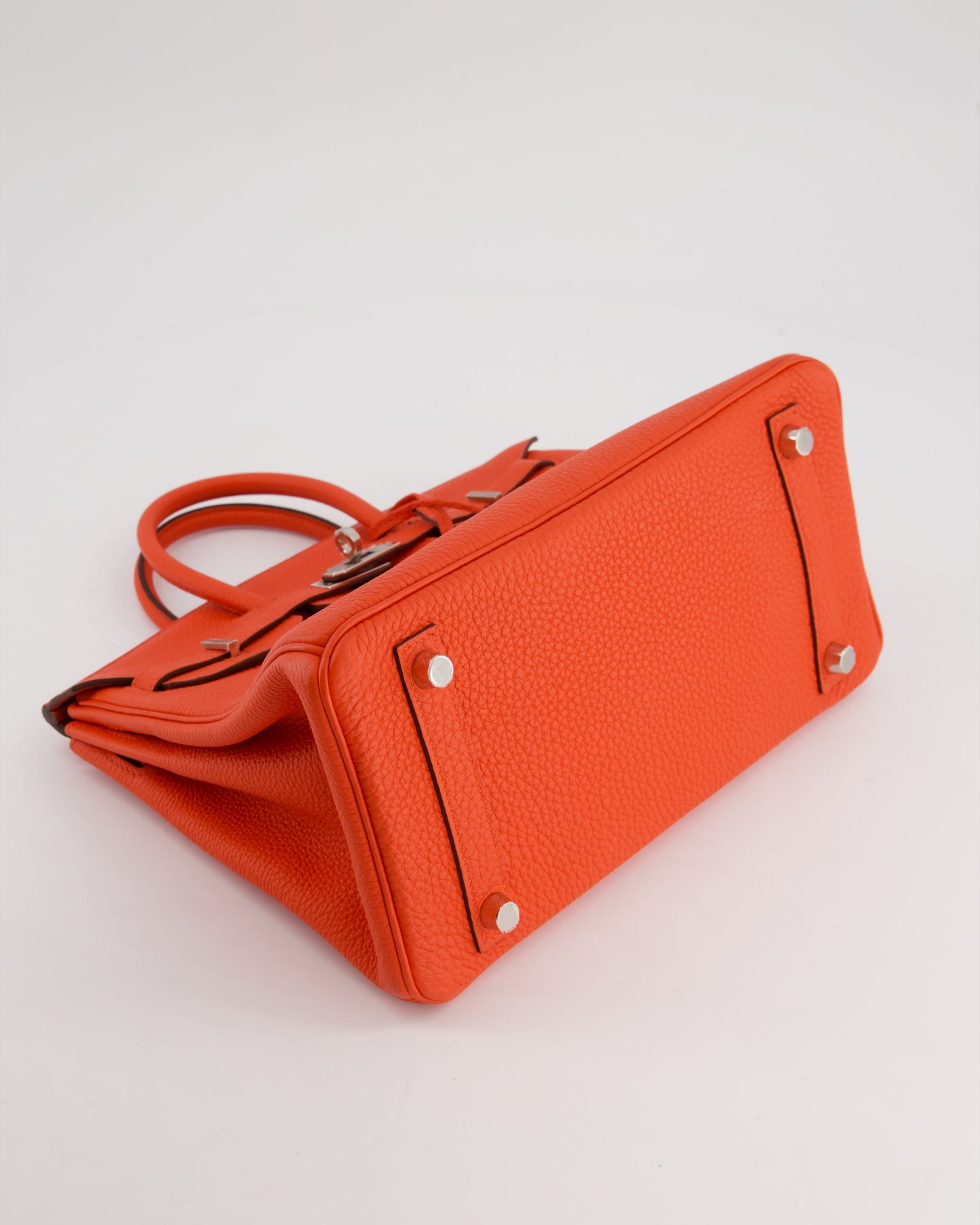 Herm�s Birkin 25 Retourne Bag in Capucine Togo Leather and Palladium Hardware