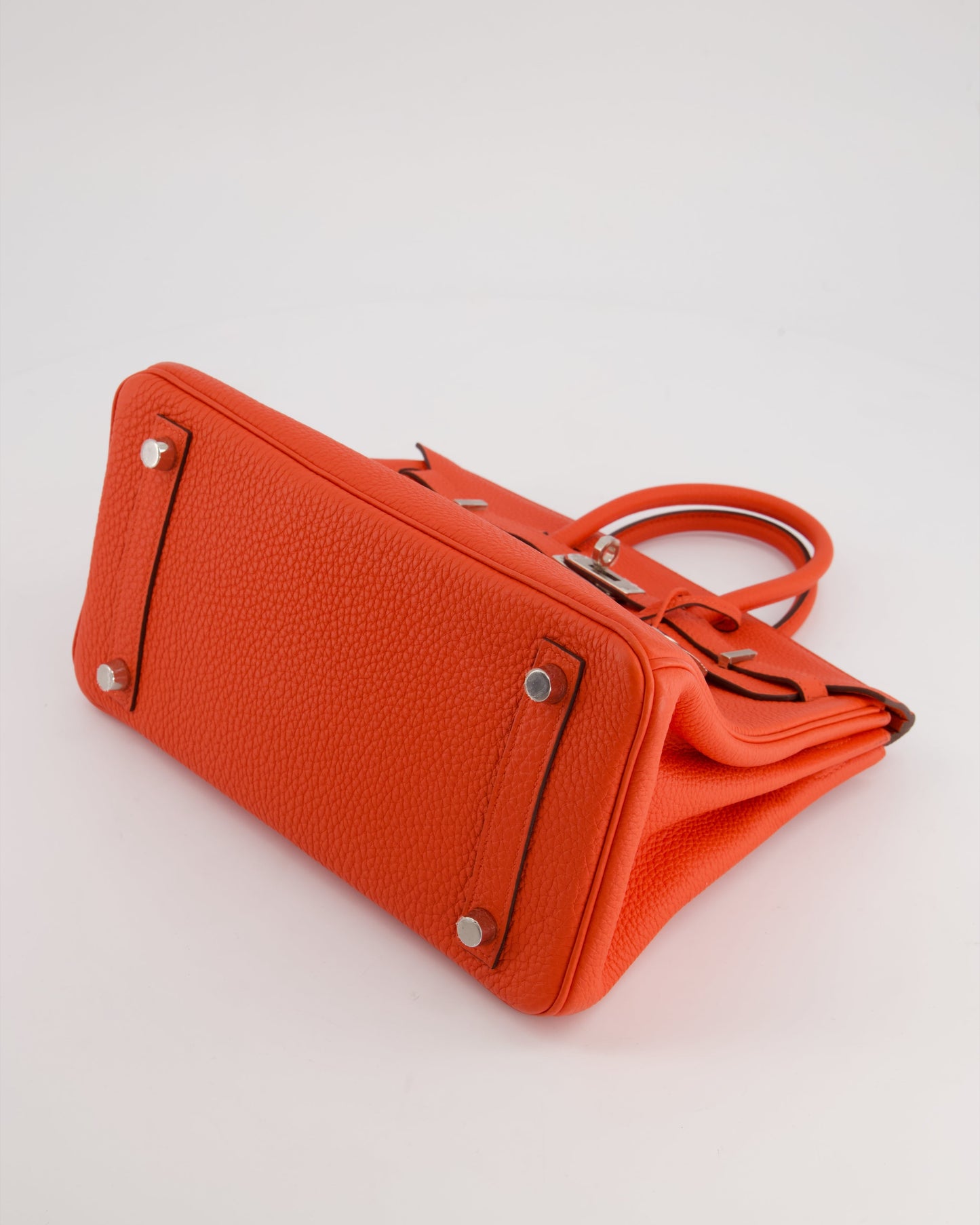 Herm�s Birkin 25 Retourne Bag in Capucine Togo Leather and Palladium Hardware