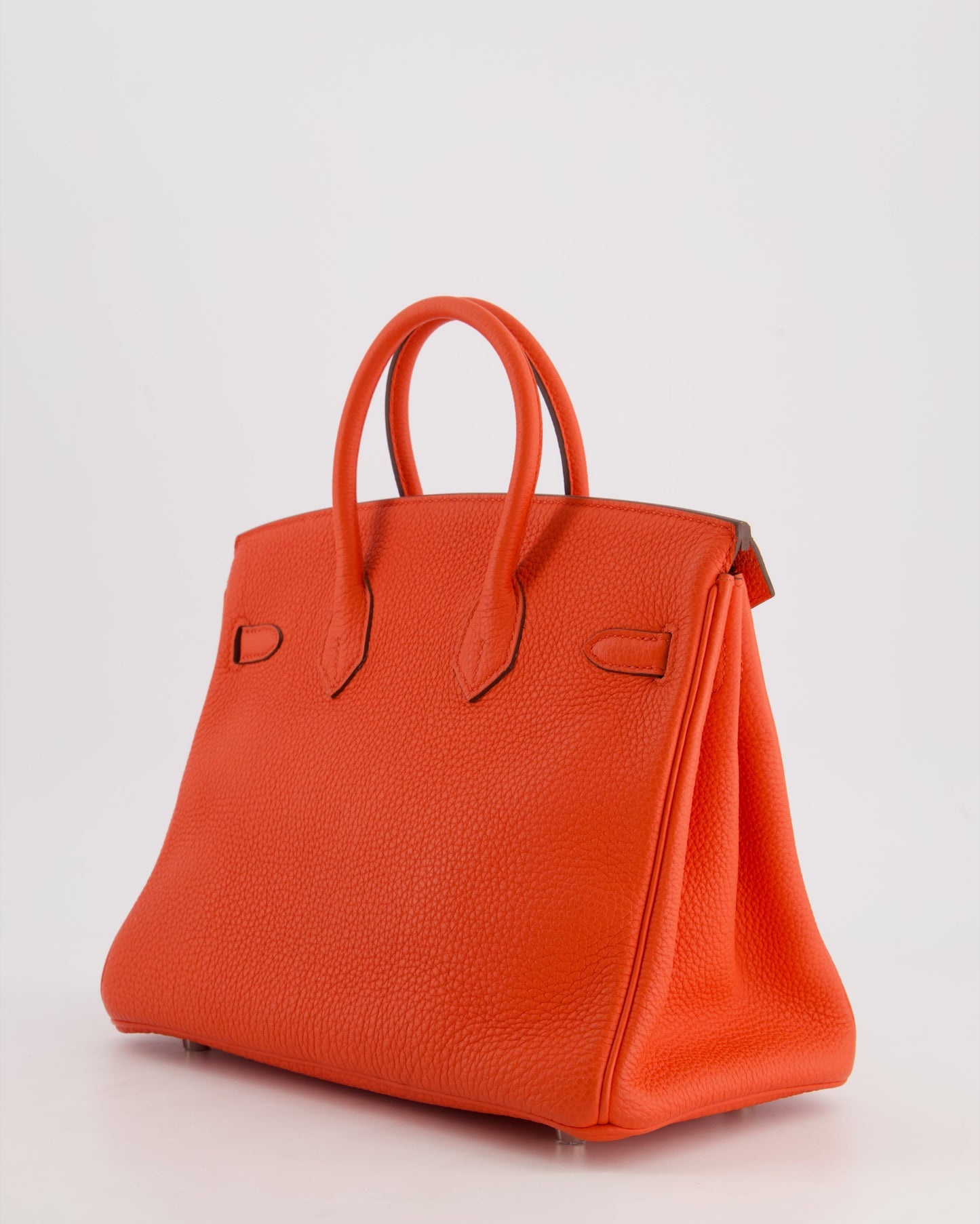 Herm�s Birkin 25 Retourne Bag in Capucine Togo Leather and Palladium Hardware