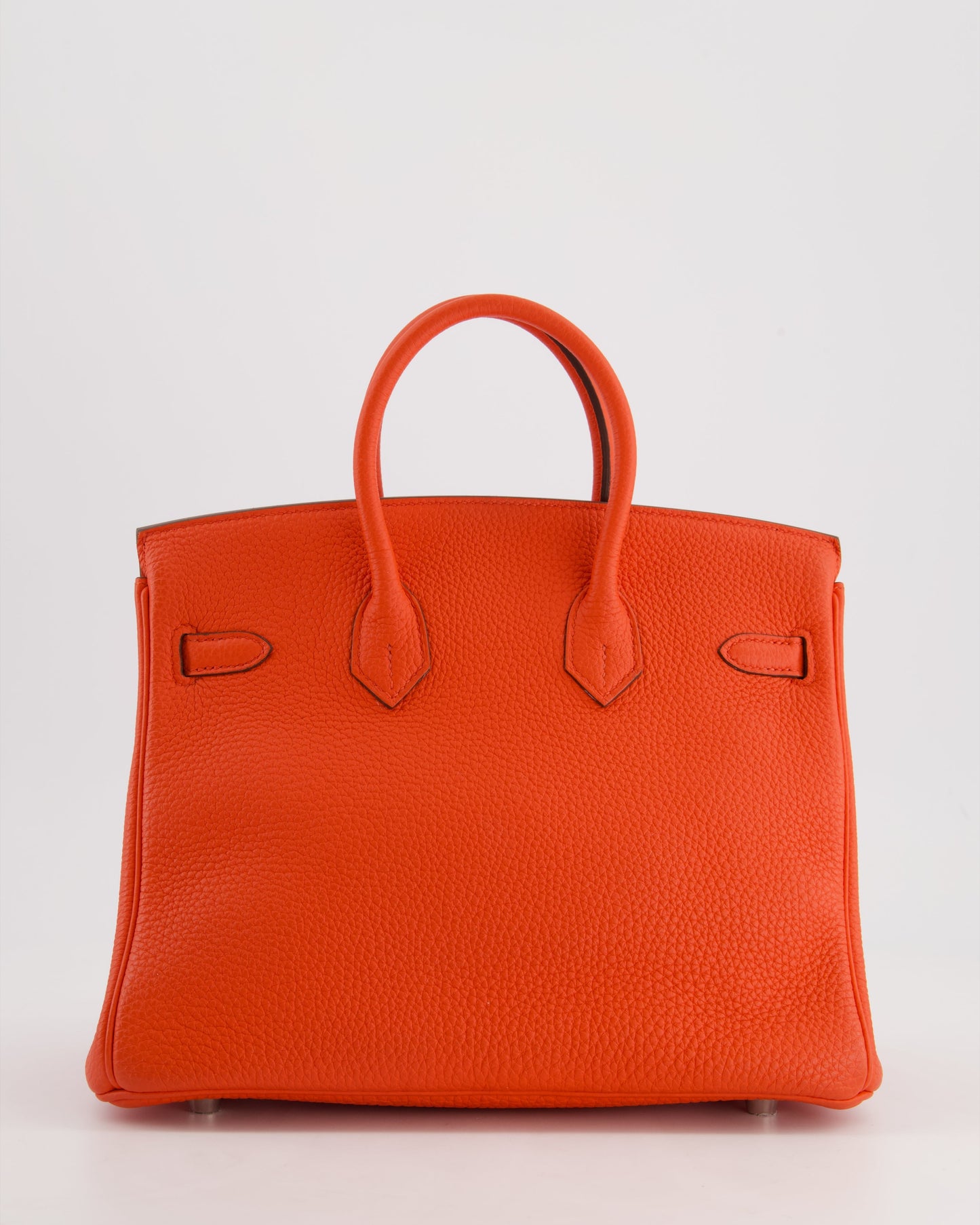 Herm�s Birkin 25 Retourne Bag in Capucine Togo Leather and Palladium Hardware