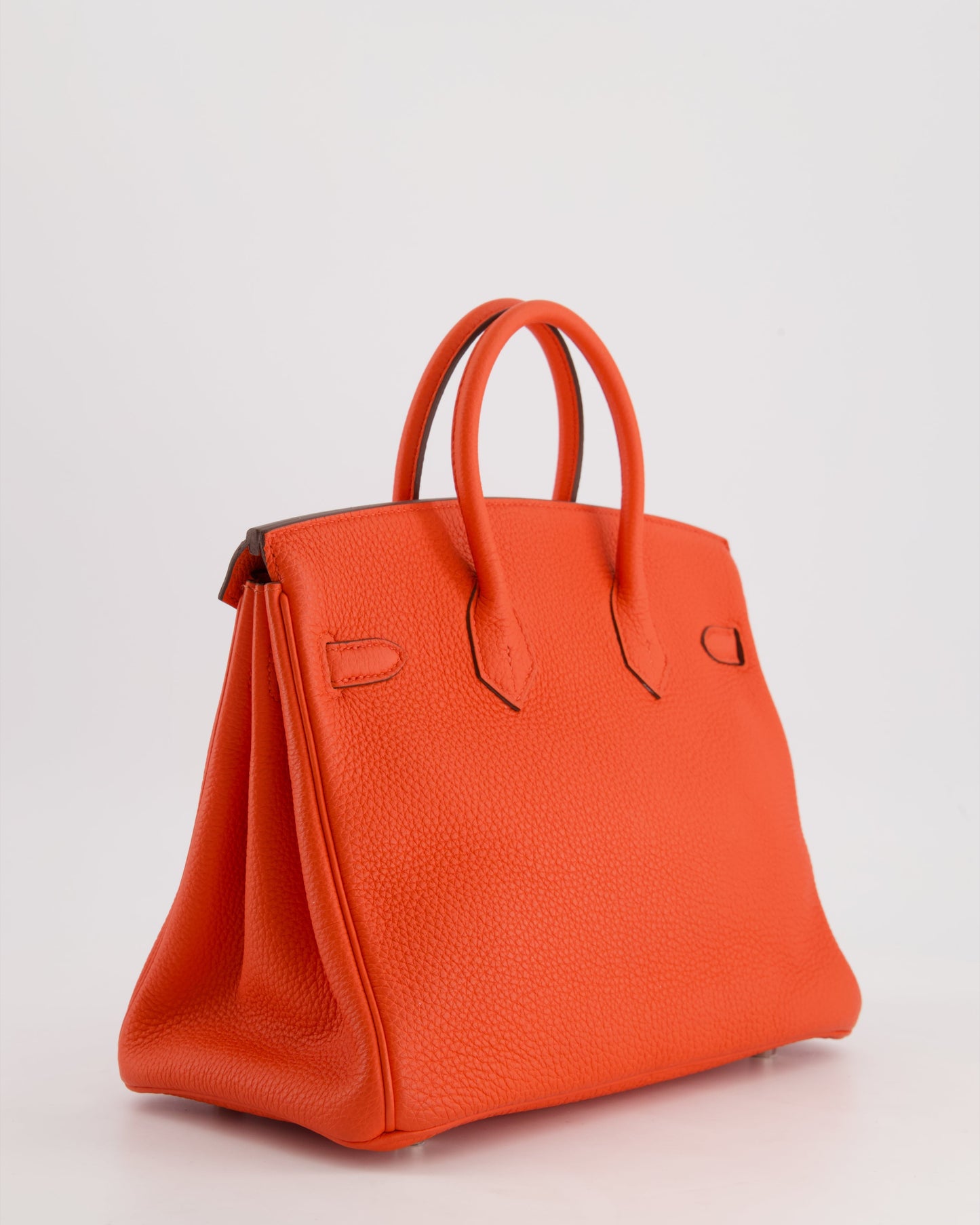 Herm�s Birkin 25 Retourne Bag in Capucine Togo Leather and Palladium Hardware