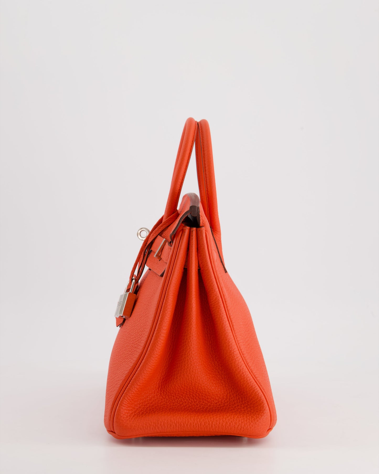 Herm�s Birkin 25 Retourne Bag in Capucine Togo Leather and Palladium Hardware