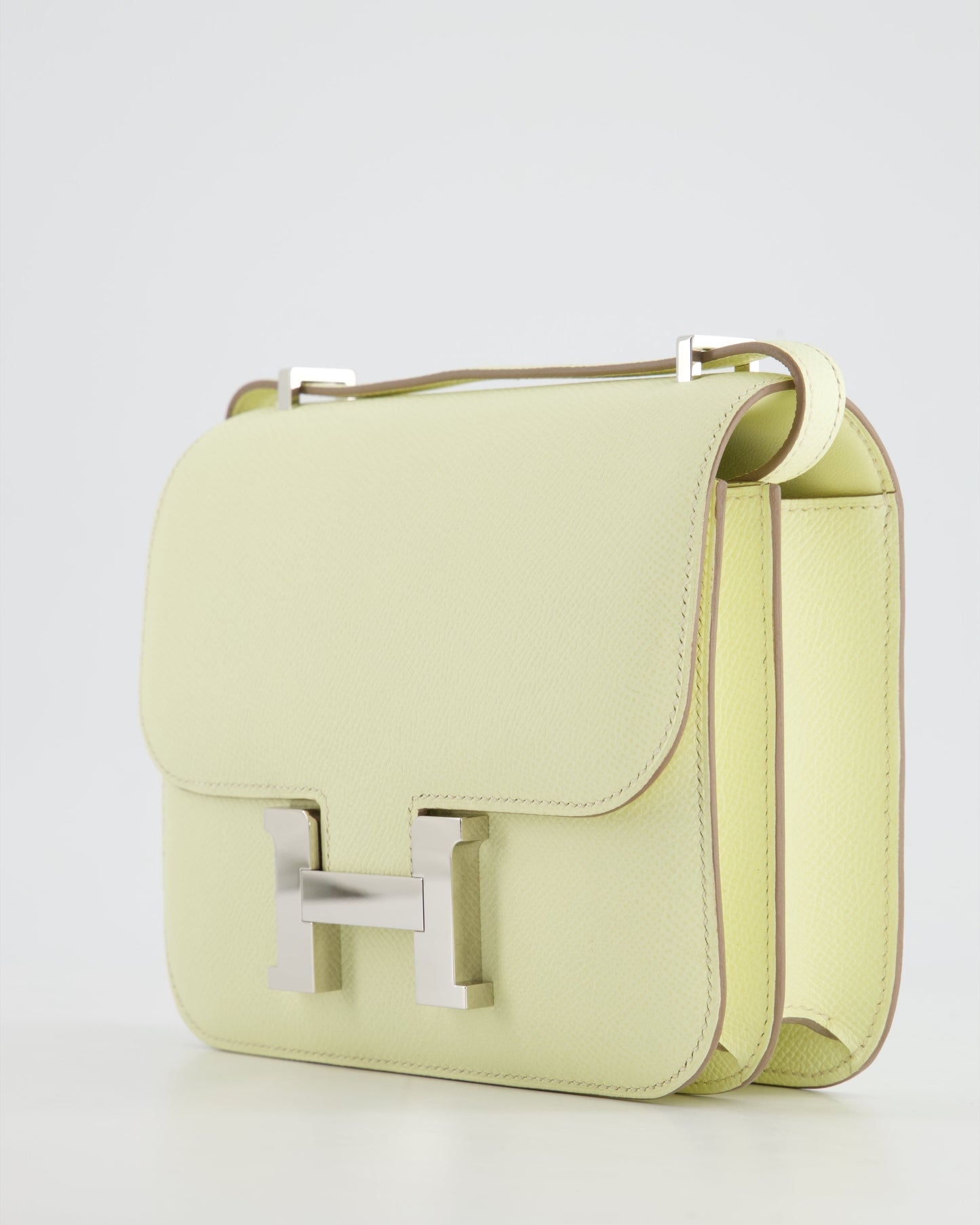 *NEW COLOUR* Hermès Constance III 18 Miroir Bag in Jaune Milton Epsom Leather with Palladium Hardware