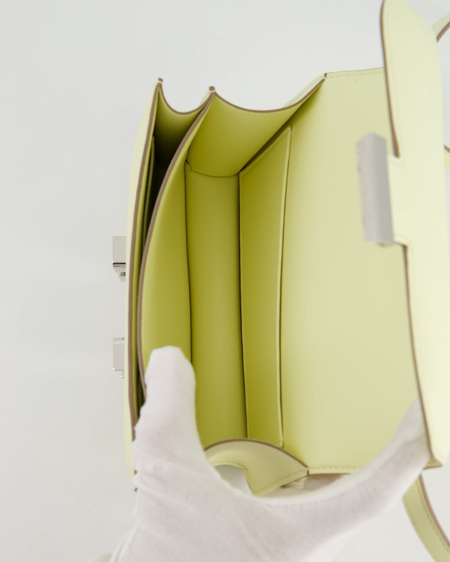 *NEW COLOUR* Hermès Constance III 18 Miroir Bag in Jaune Milton Epsom Leather with Palladium Hardware