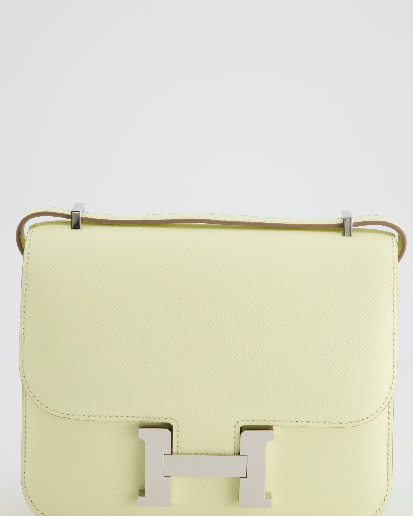 *NEW COLOUR* Hermès Constance III 18 Miroir Bag in Jaune Milton Epsom Leather with Palladium Hardware