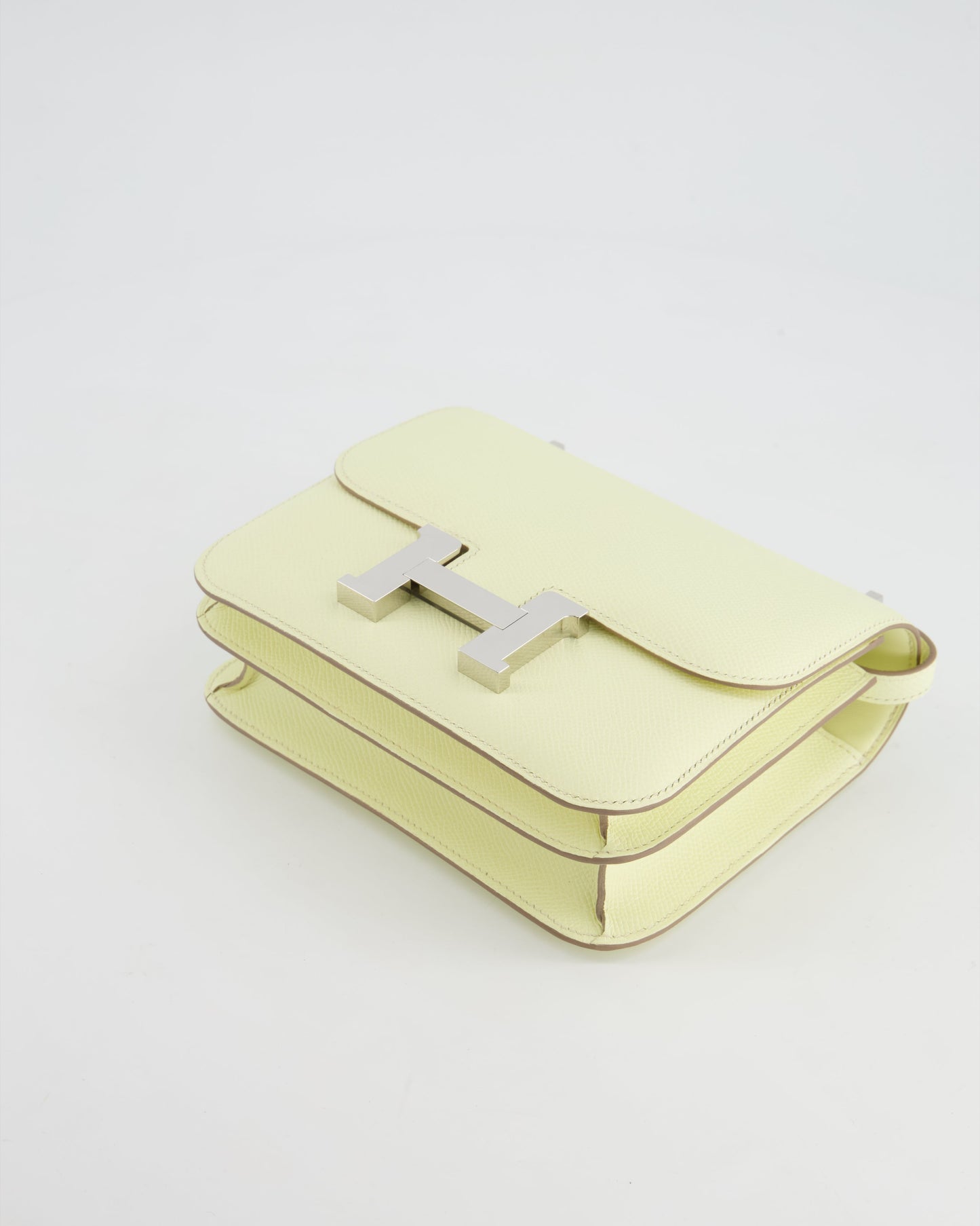 *NEW COLOUR* Hermès Constance III 18 Miroir Bag in Jaune Milton Epsom Leather with Palladium Hardware
