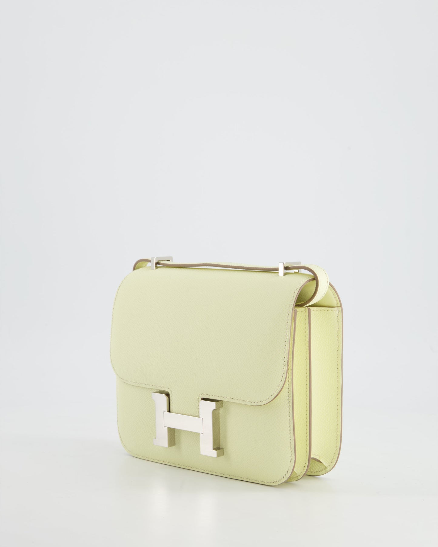 *NEW COLOUR* Hermès Constance III 18 Miroir Bag in Jaune Milton Epsom Leather with Palladium Hardware