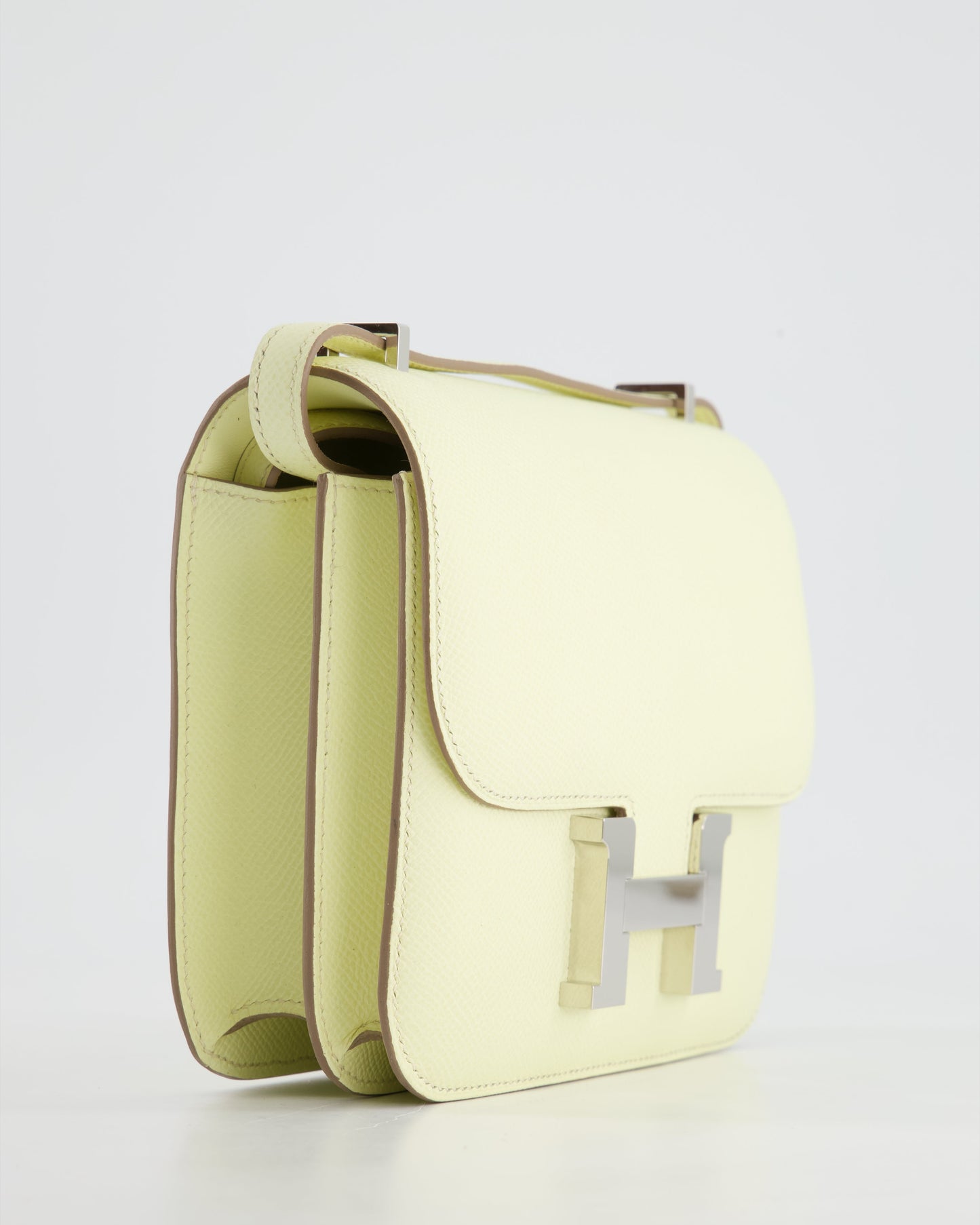 *NEW COLOUR* Hermès Constance III 18 Miroir Bag in Jaune Milton Epsom Leather with Palladium Hardware