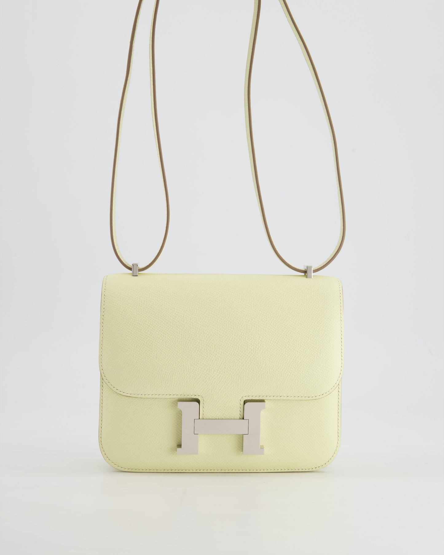 *NEW COLOUR* Hermès Constance III 18 Miroir Bag in Jaune Milton Epsom Leather with Palladium Hardware