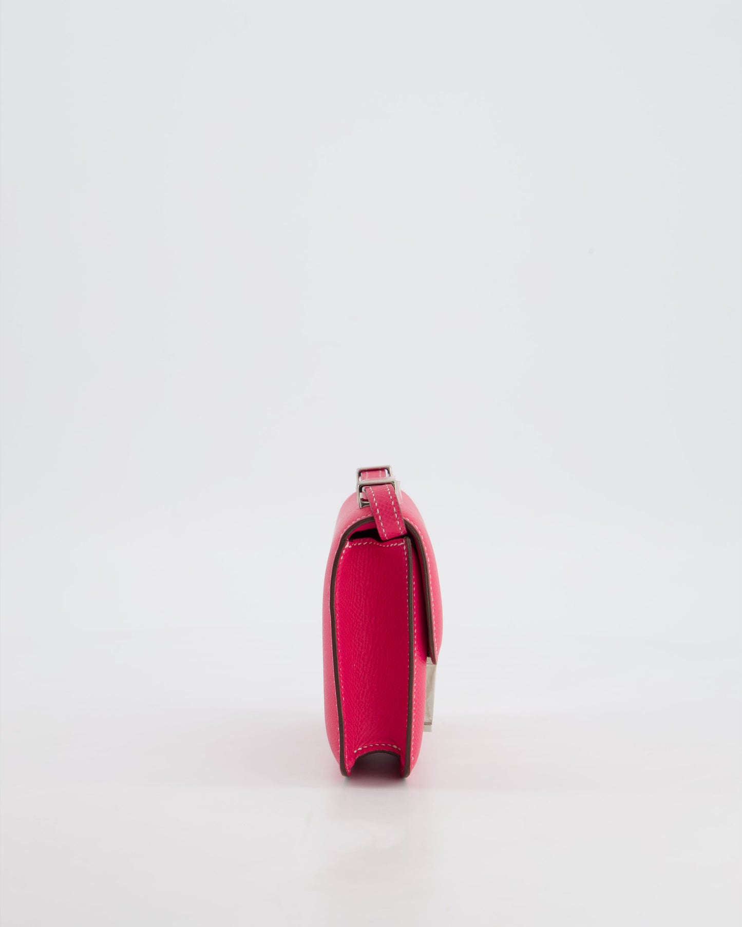 *RARE HOT* Hermès Constance II Micro Bag in Rose Tyrien Epsom Leather with Palladium Hardware