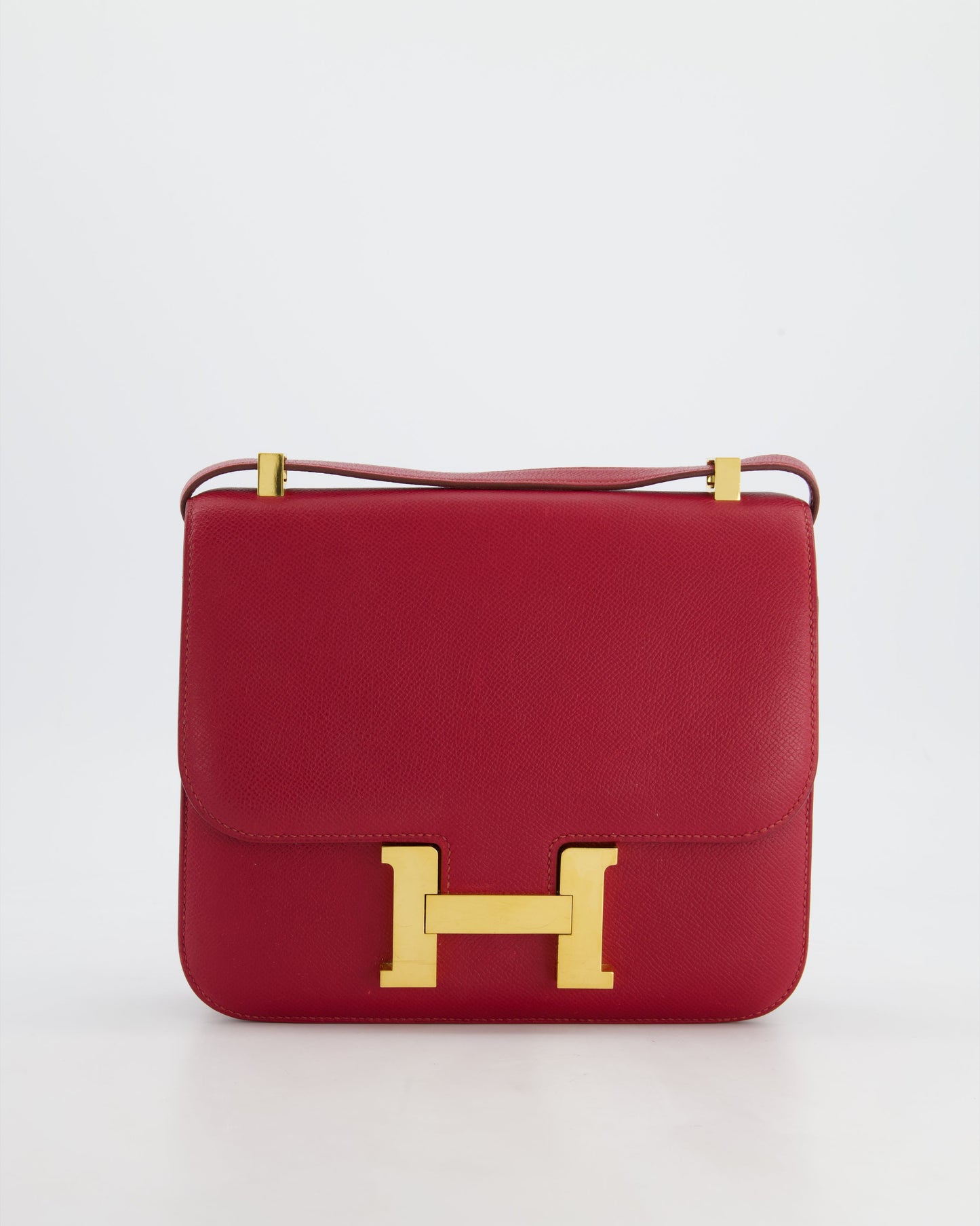*FIRE PRICE* Hermès Constance III 24 Bag in Rubis Epsom Leather with Gold Hardware